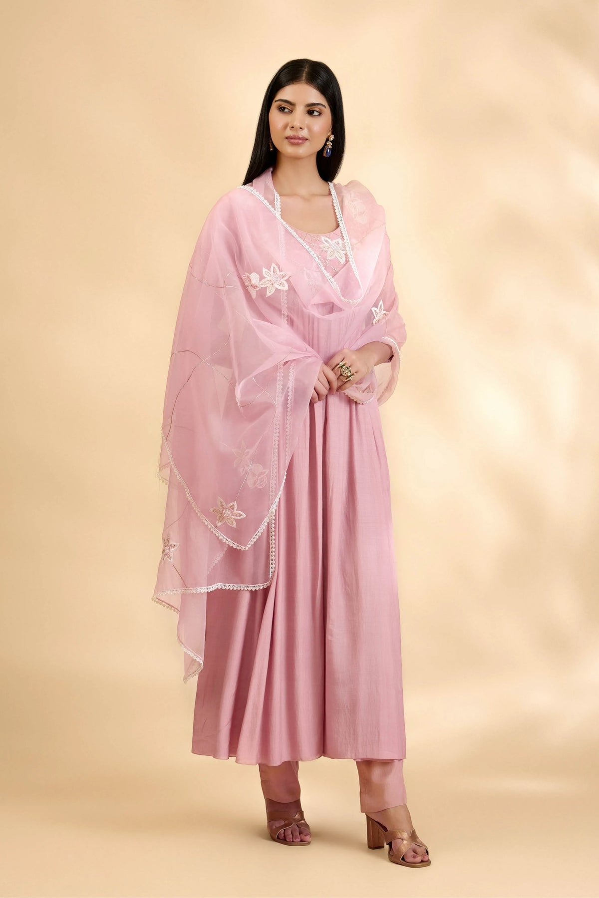 Rose Nargis Anarkali Set