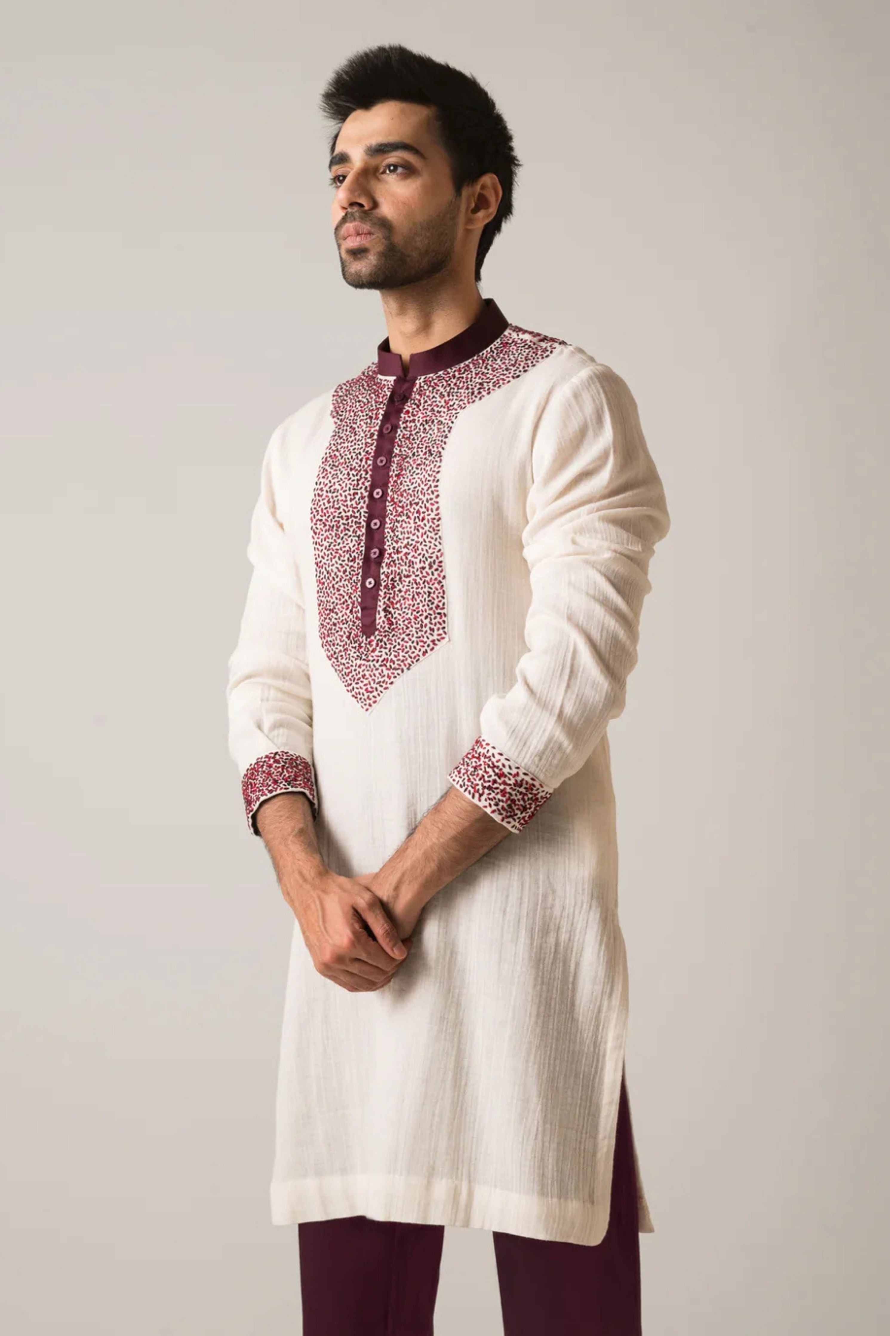 Scatter Yoke N Cuff Kurta Set