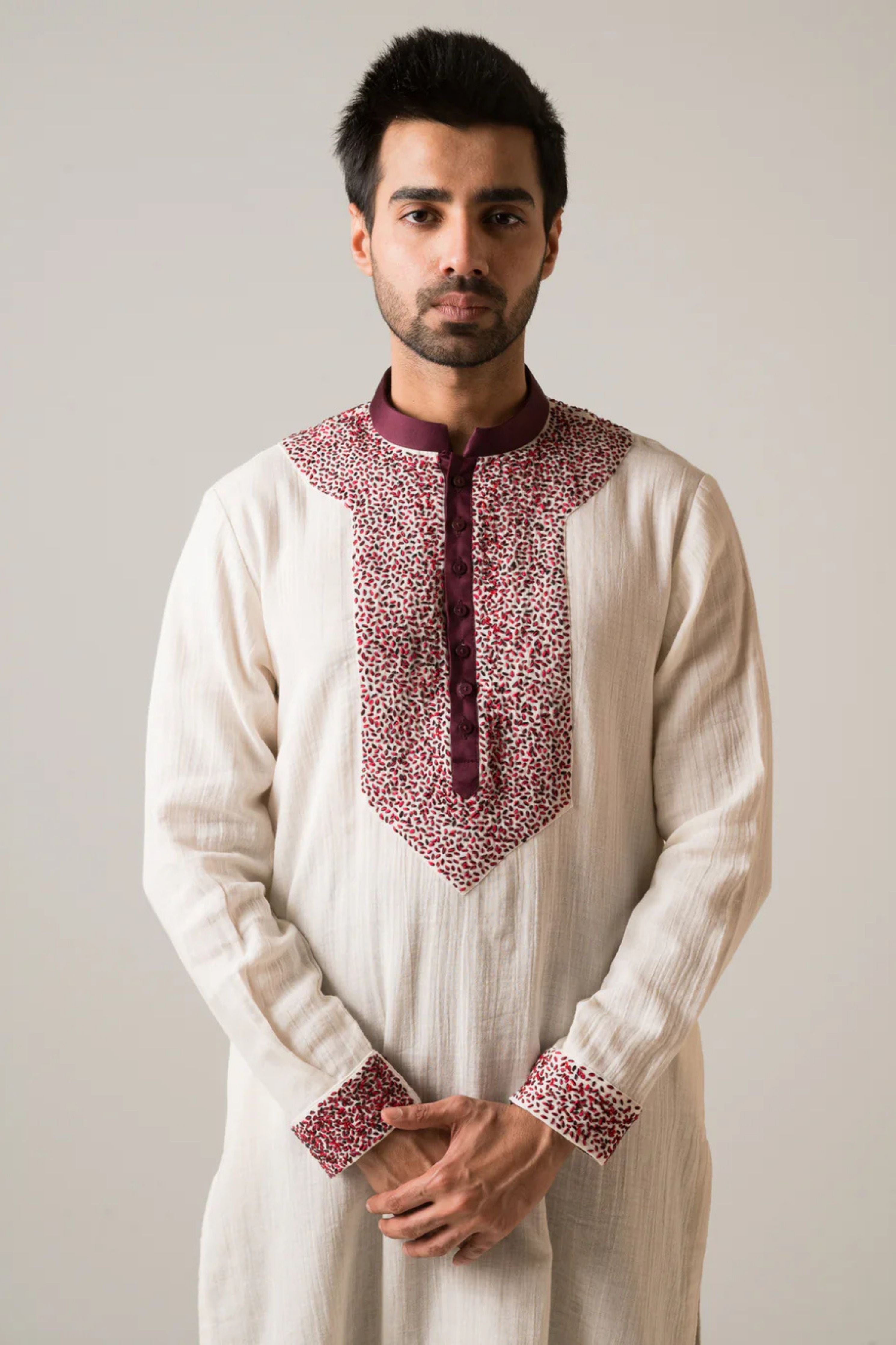 Scatter Yoke N Cuff Kurta Set