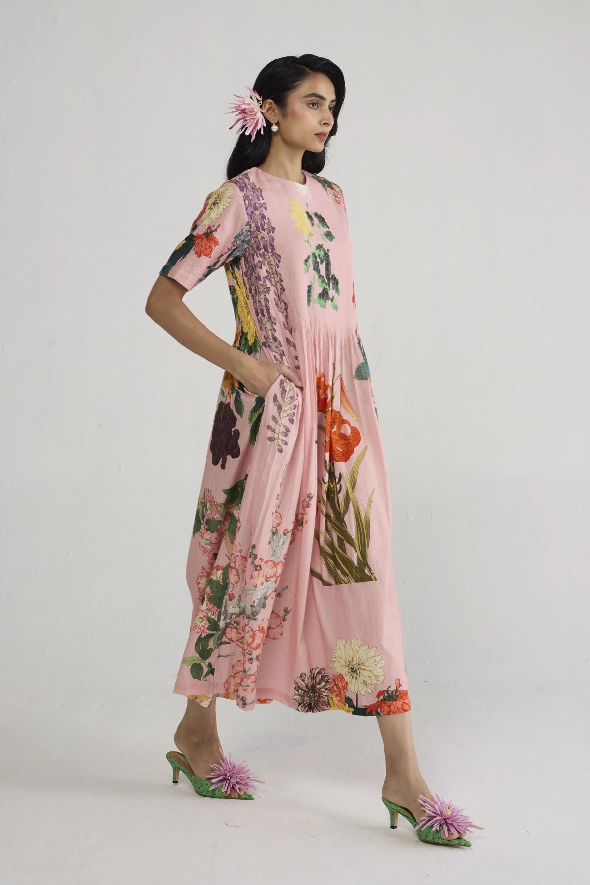 Sakura Pintucks Dress