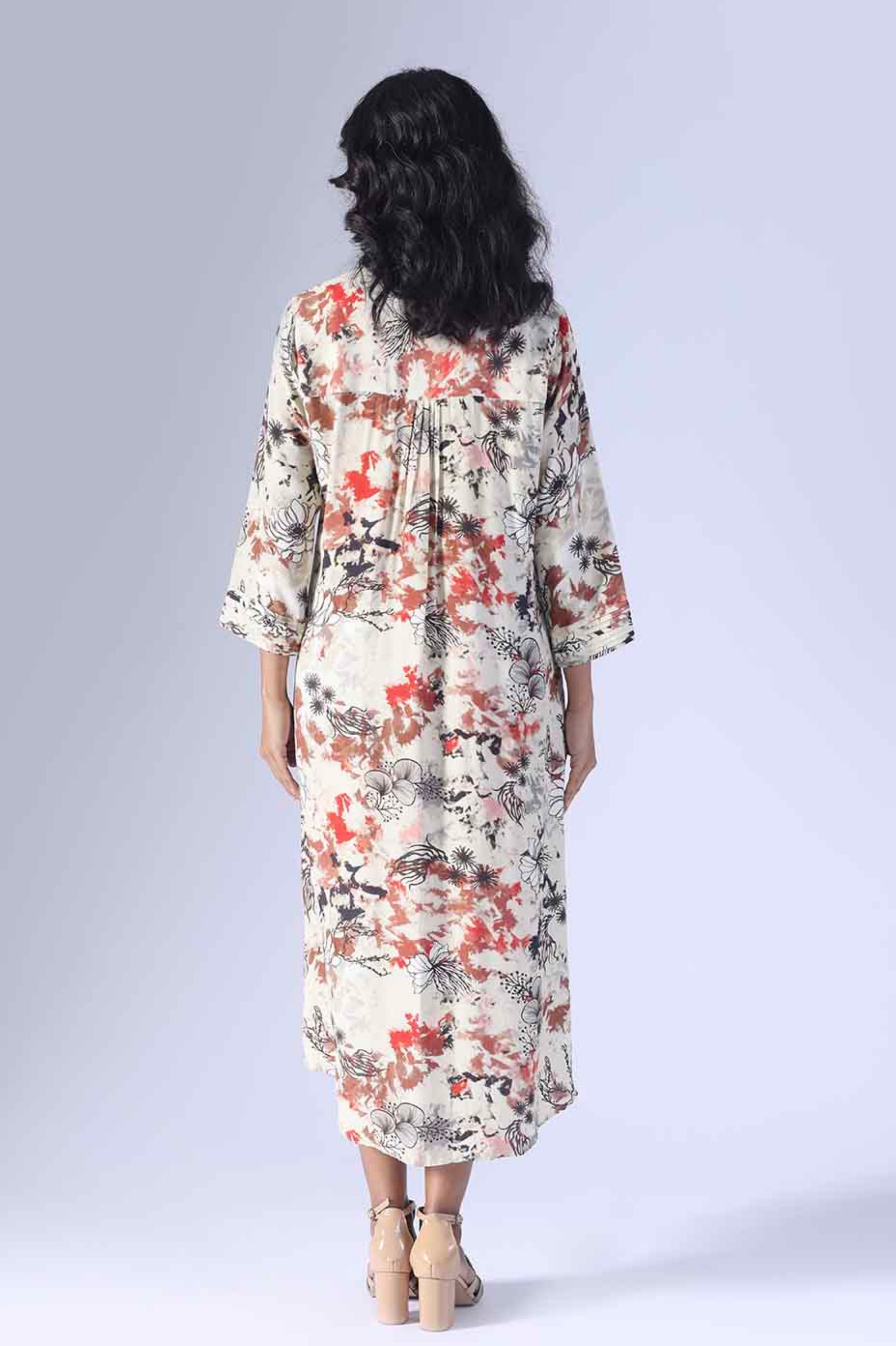 Seagrass  Long Shirt Dress