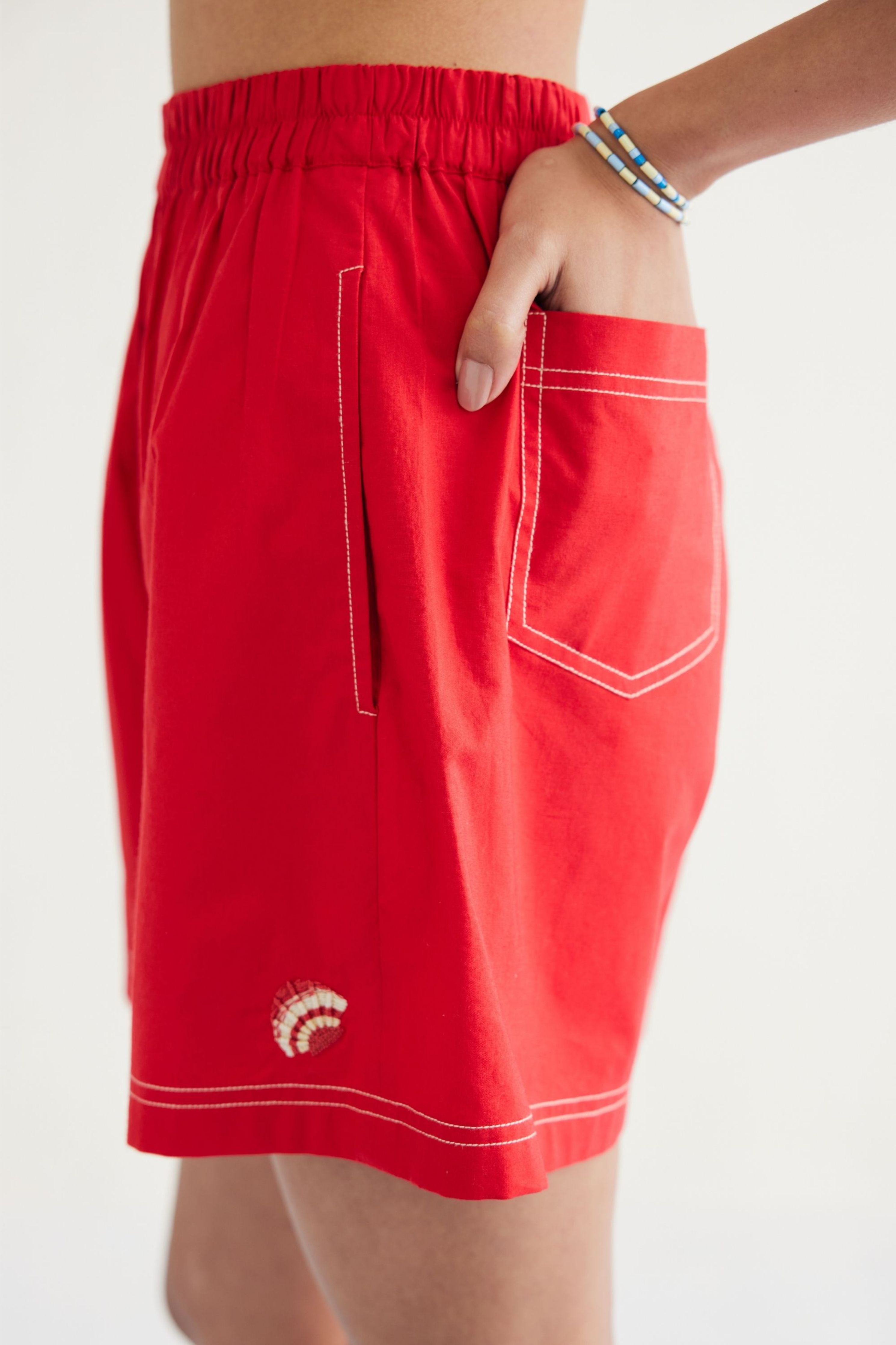 Serene Sea Handwoven Kala Cotton Bustier Top