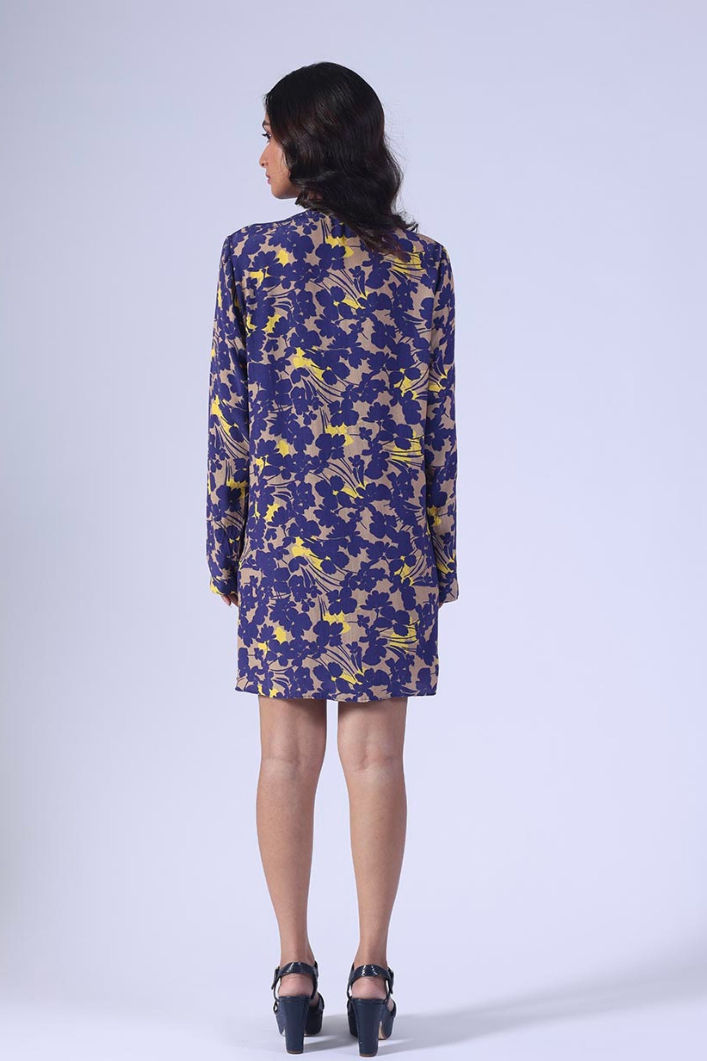 Spring Navy Shorts Set With Jacket