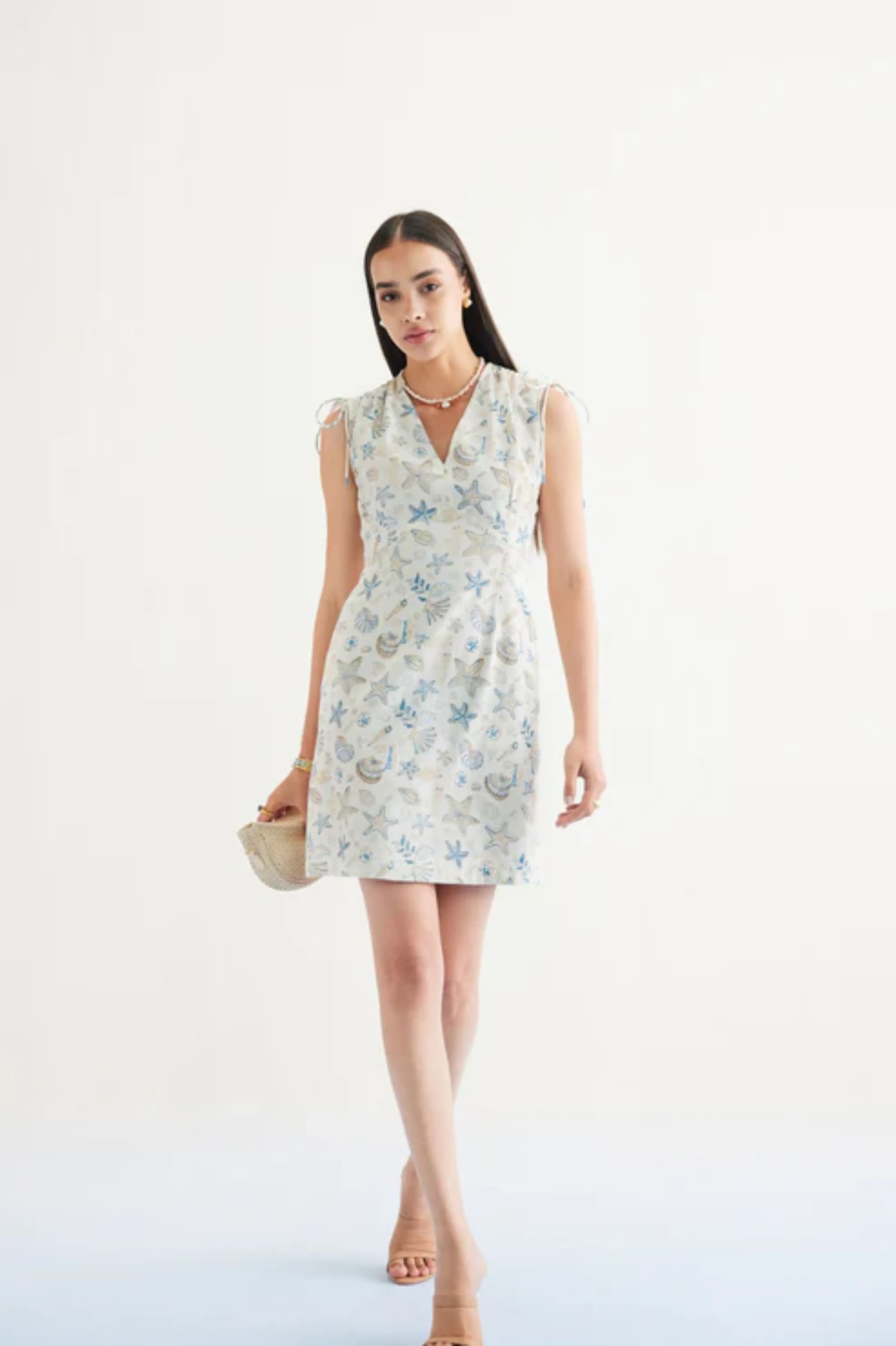 Starfish Handspun Handwoven Organic Cotton Dress