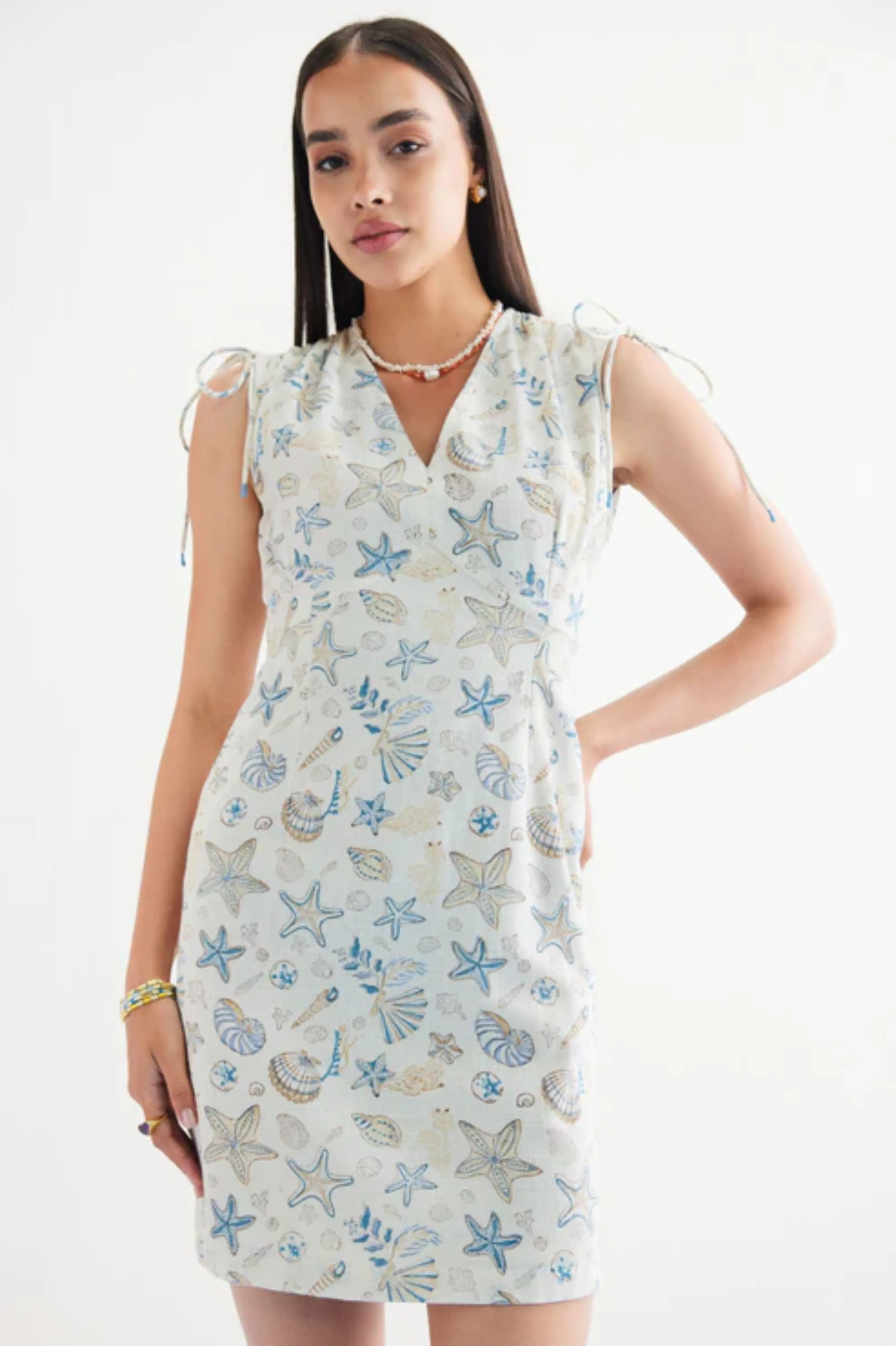 Starfish Handspun Handwoven Organic Cotton Dress
