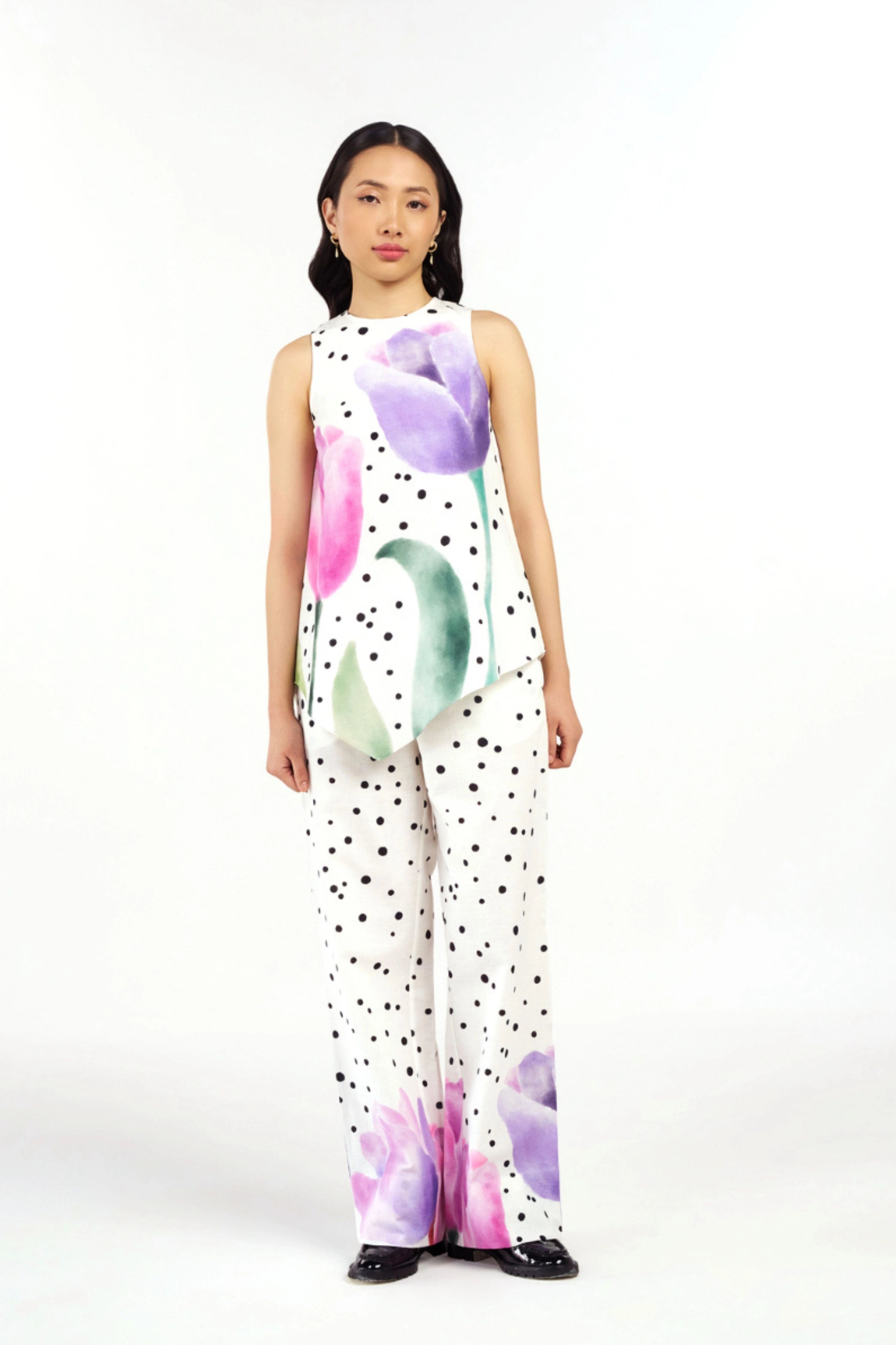 Daisy Dots Top - Pants SET