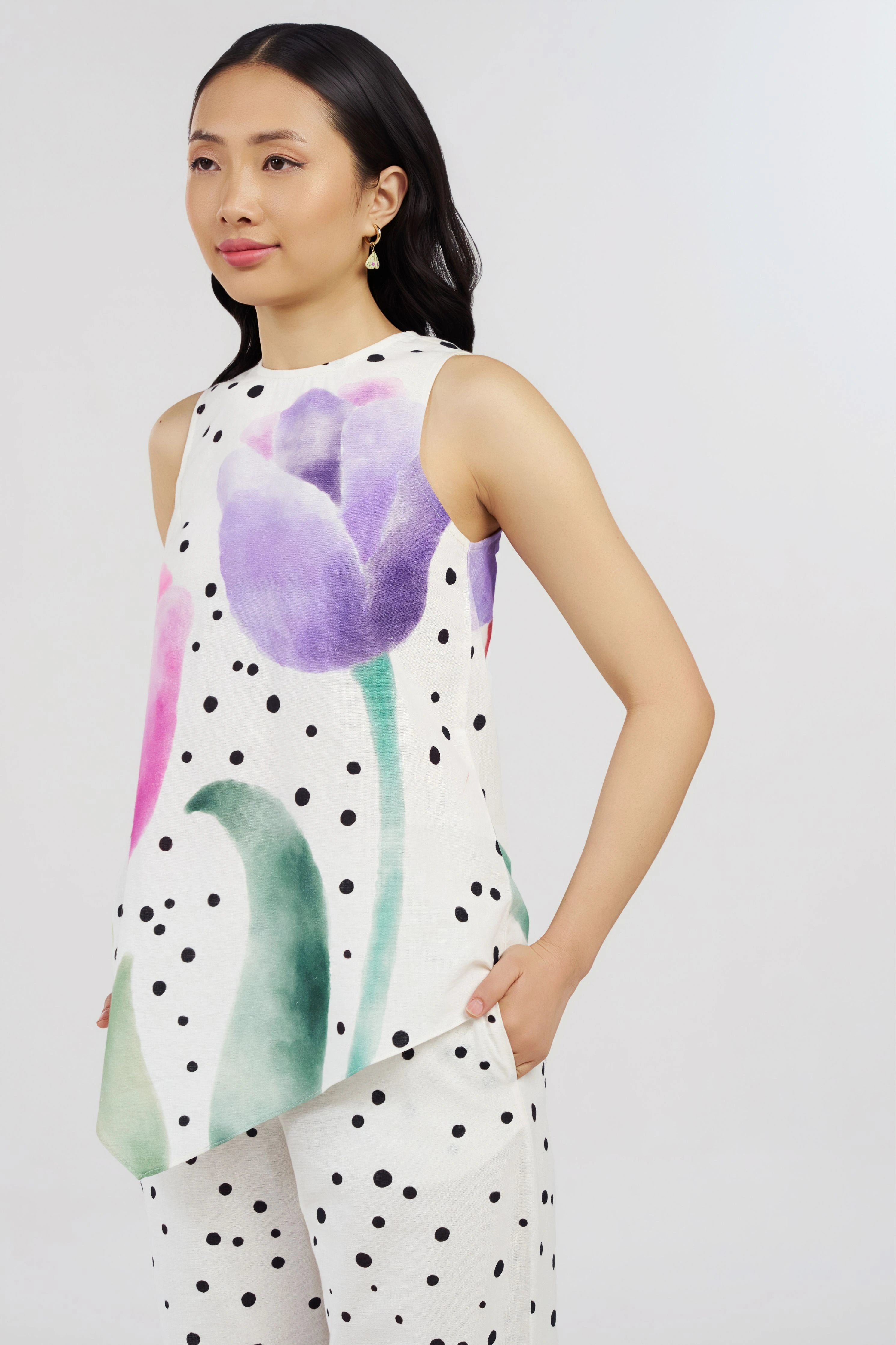 Daisy Dots Top - Pants SET