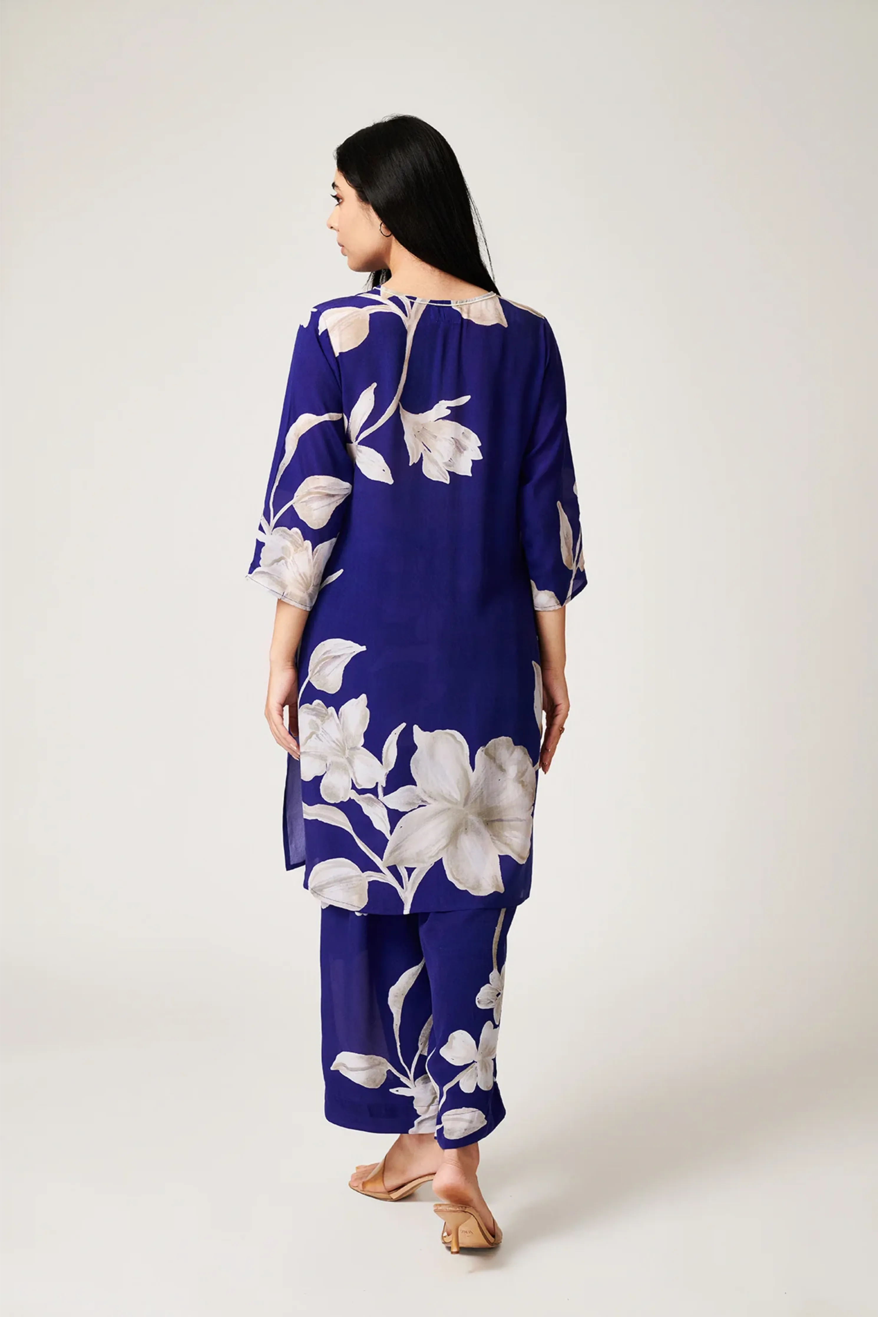 Jasmine Blue Short Kurta Set