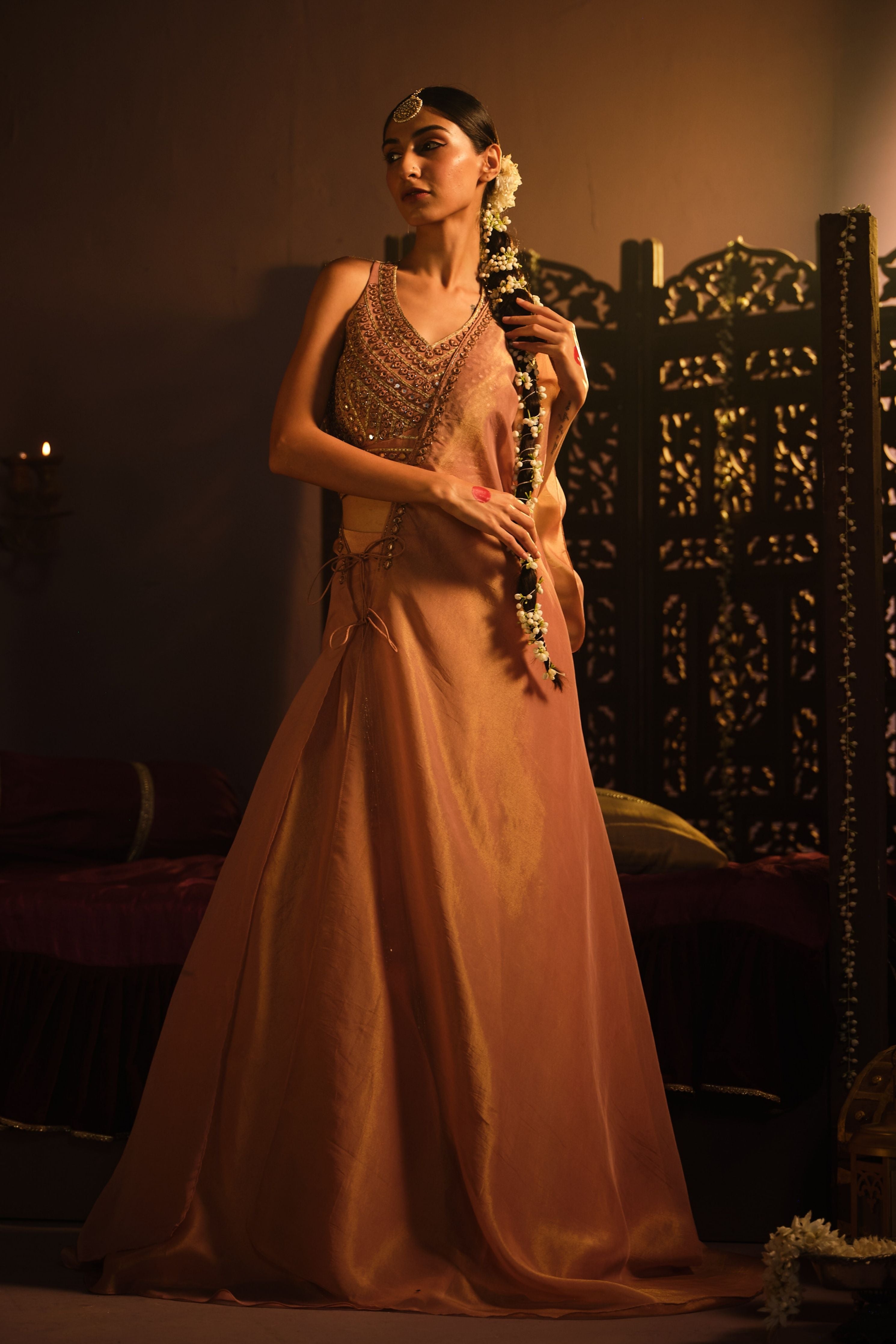 Blush Pink Lehanga Set