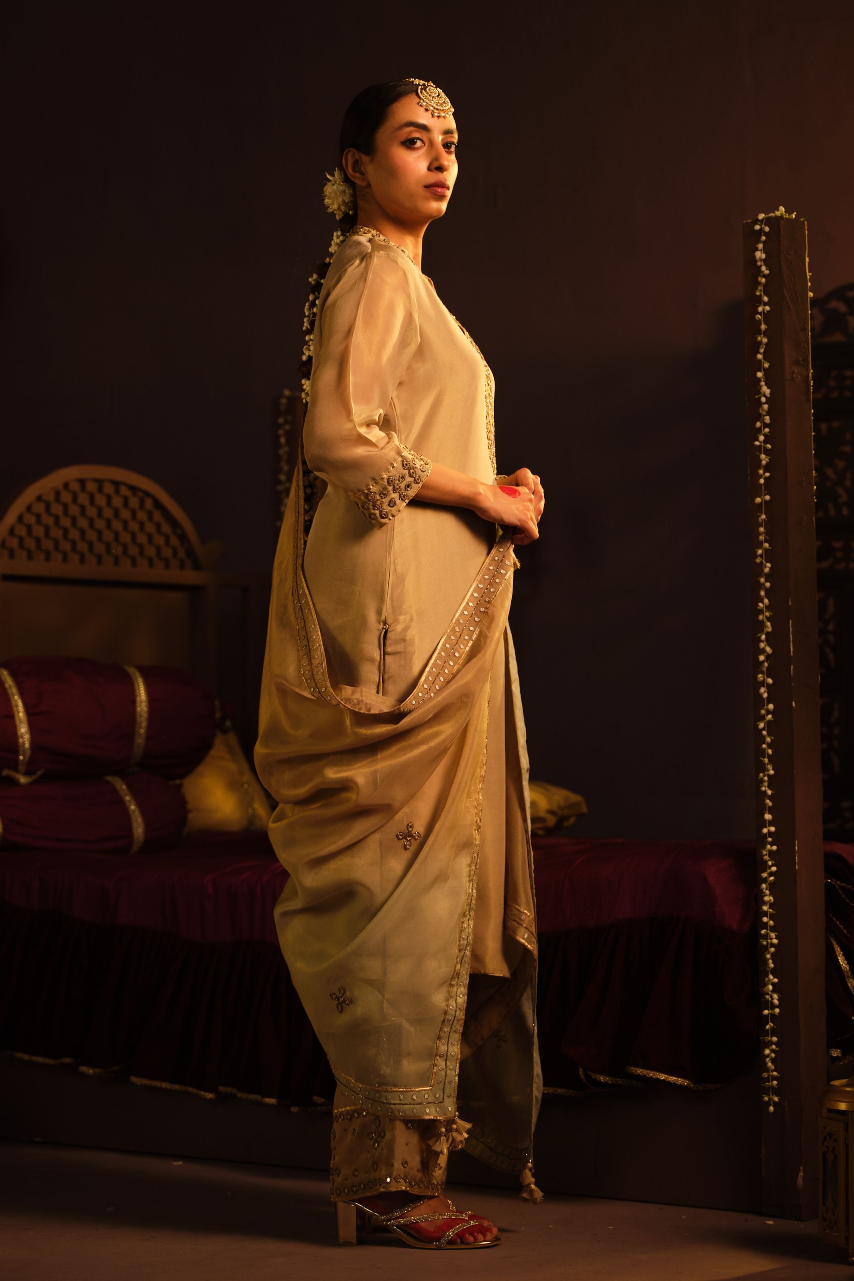 Brown Kurta Set
