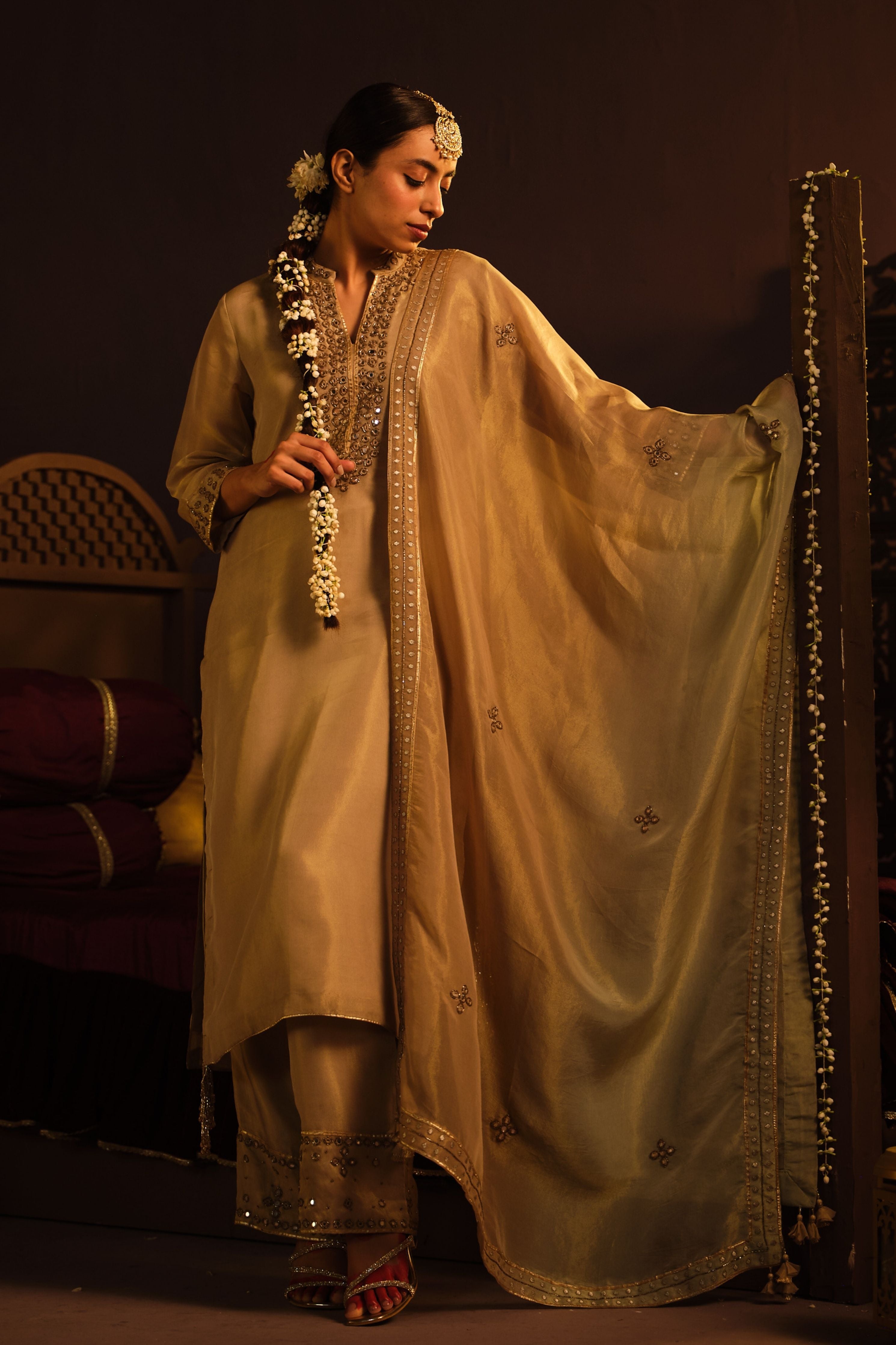 Brown Kurta Set