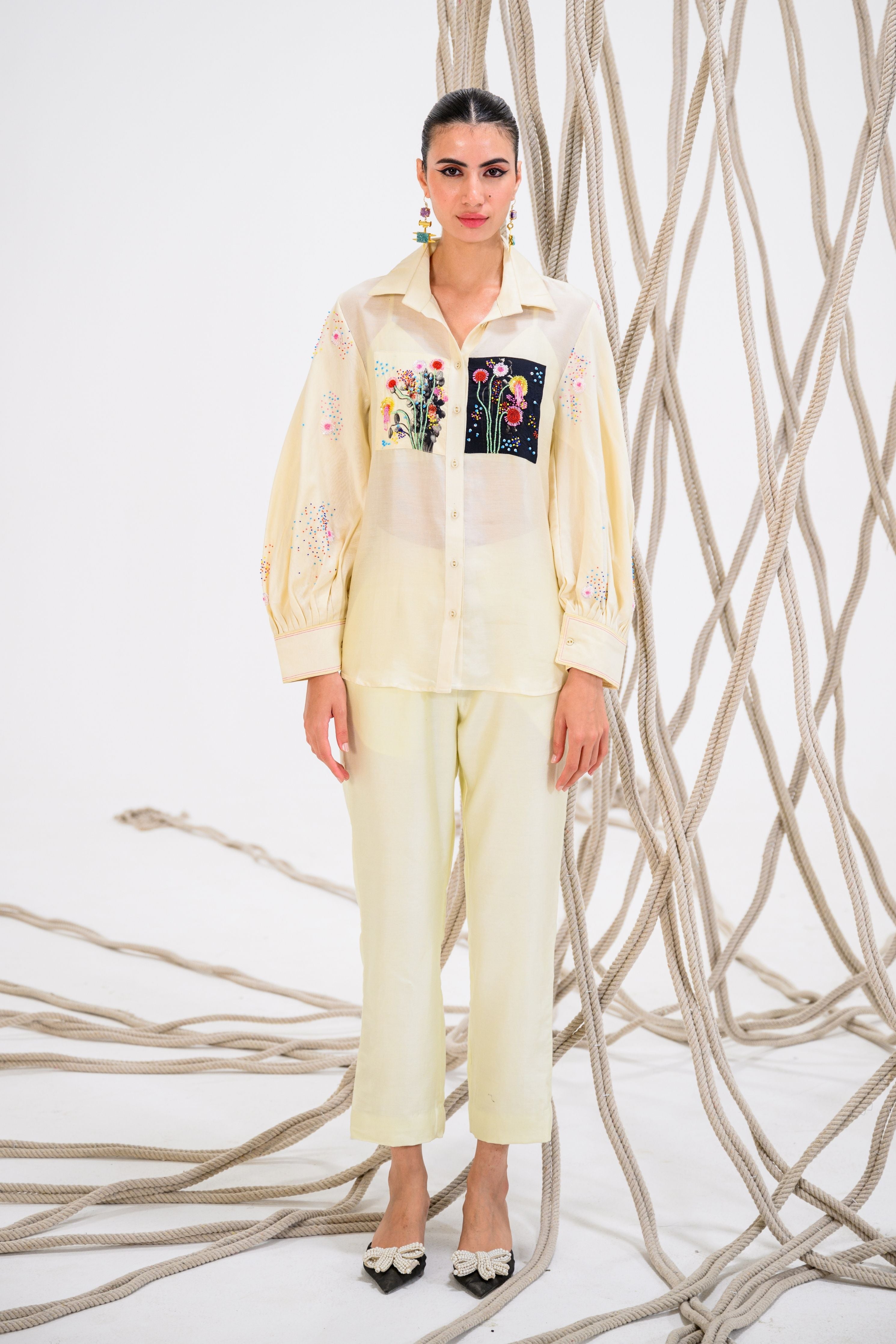 Ivory Pop Co-Ord Set