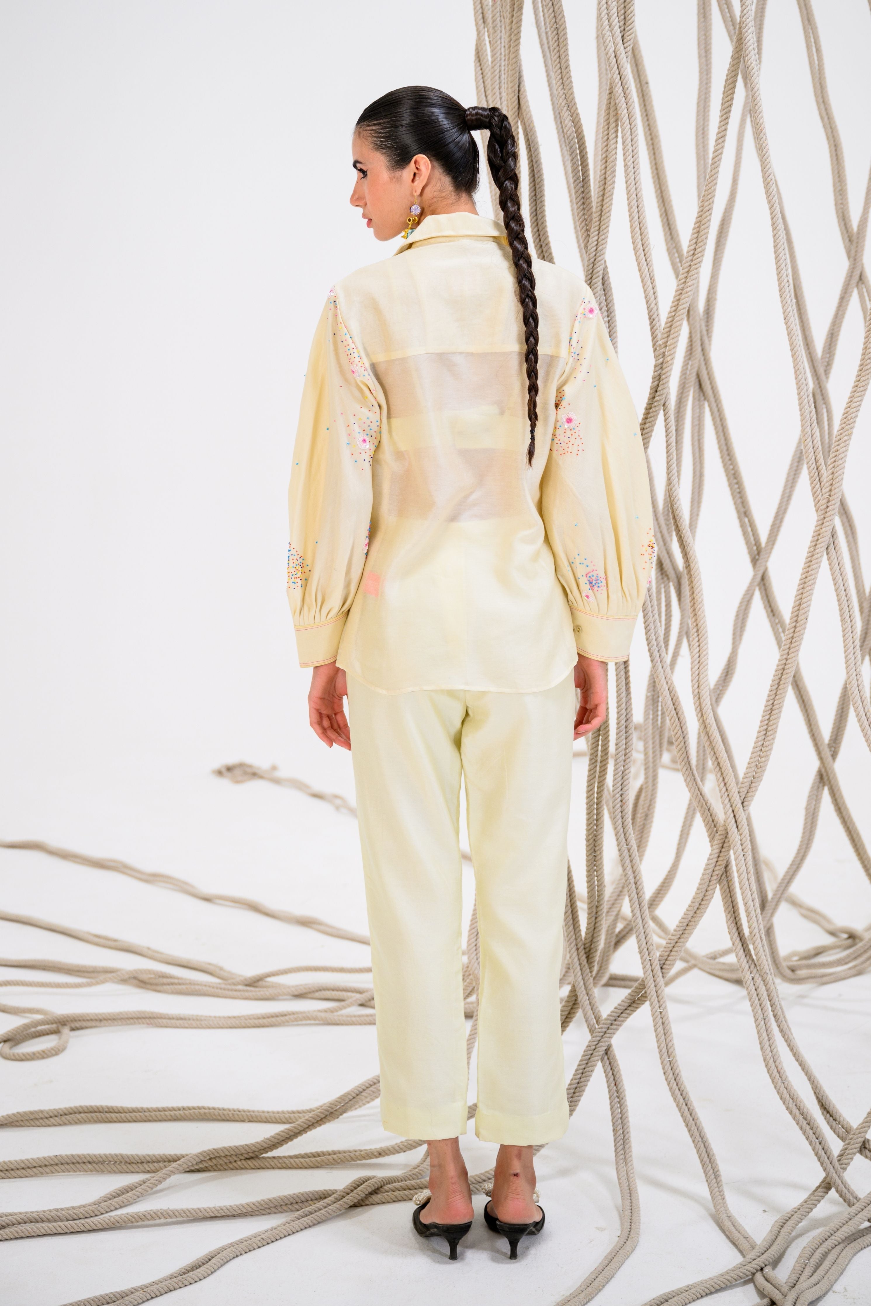 Ivory Pop Co-Ord Set