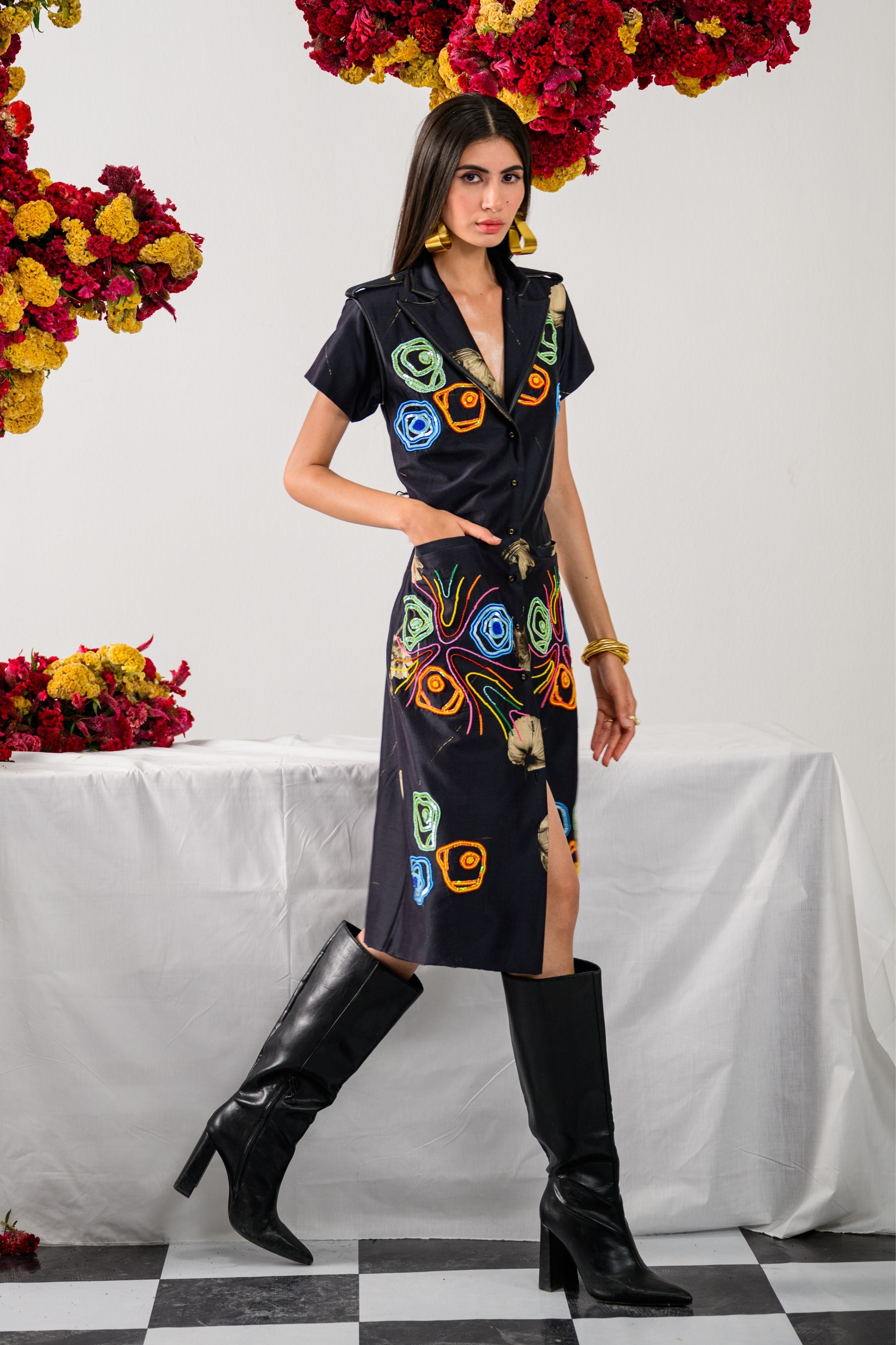 Aurora Trench Dress