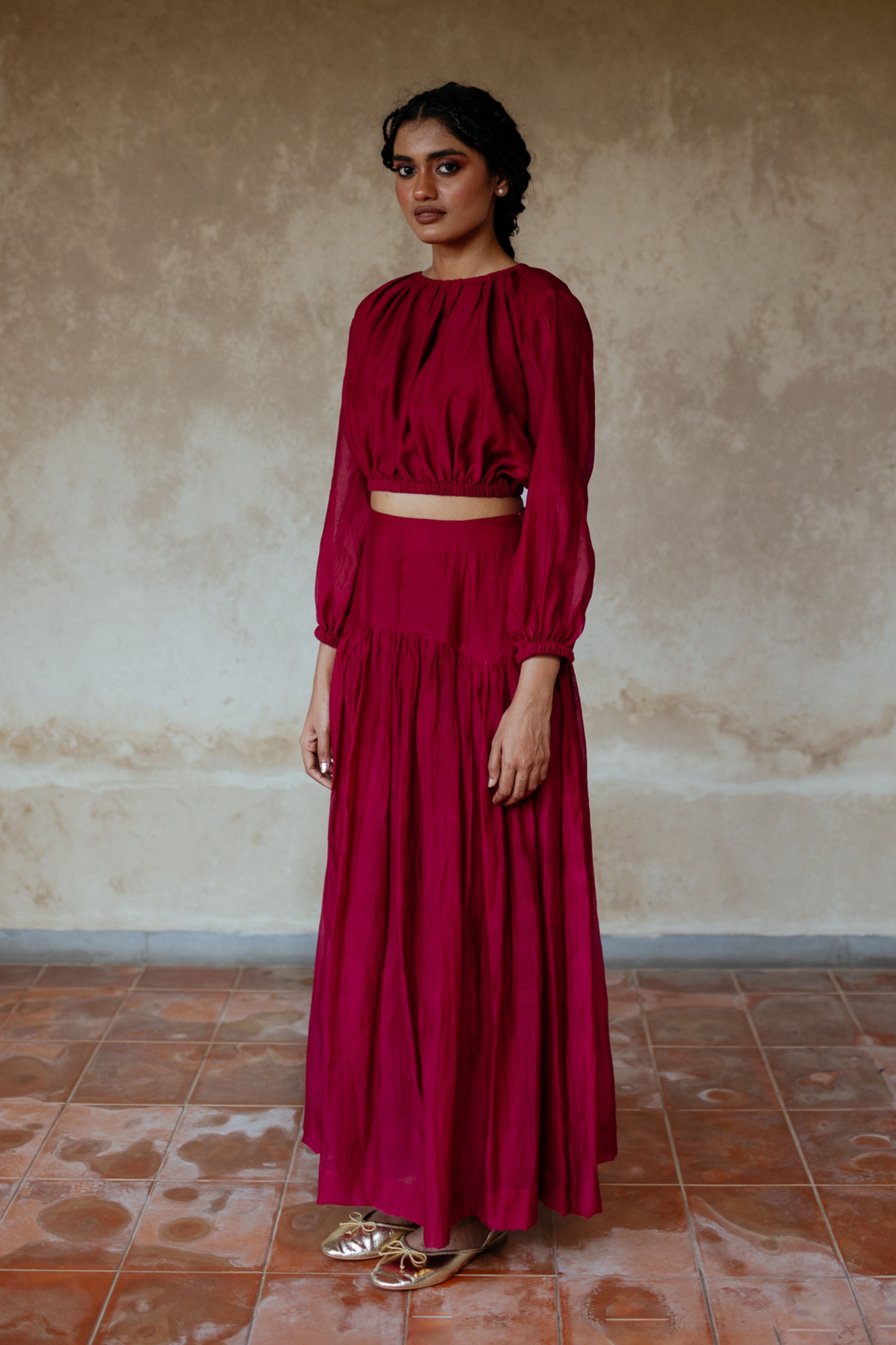 Dina Gathered Top