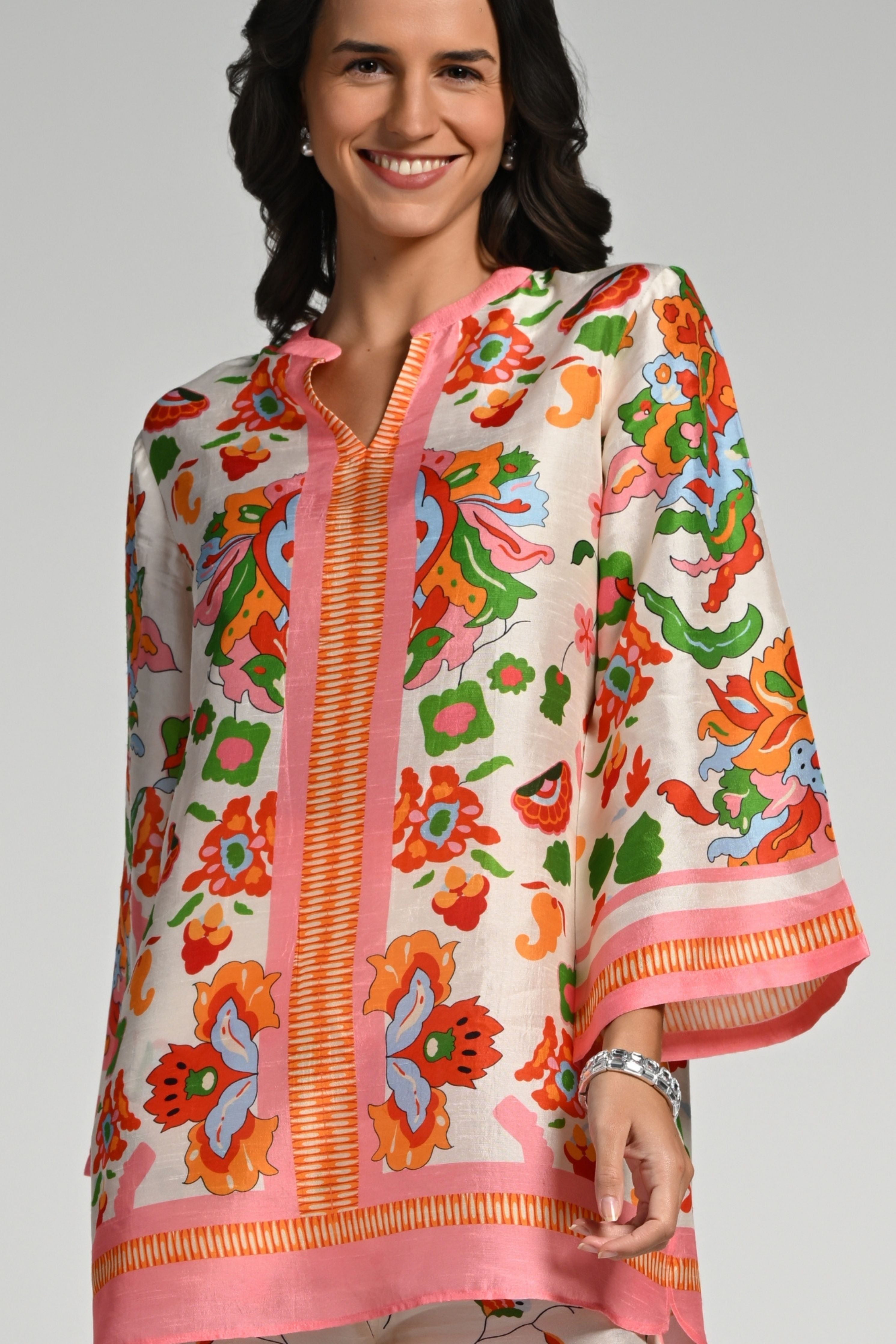 Floral Utopia Tunic Set