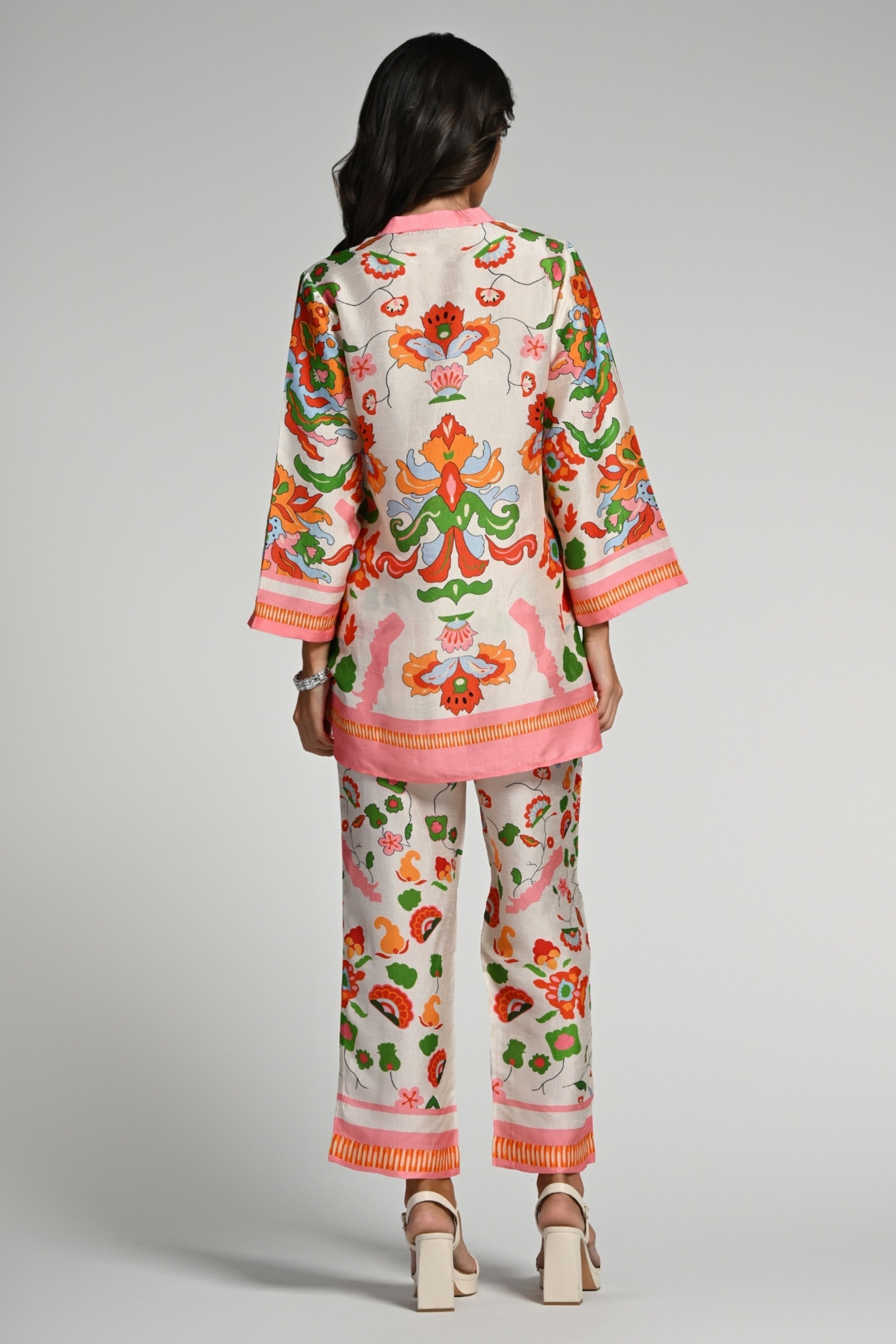 Floral Utopia Tunic Set