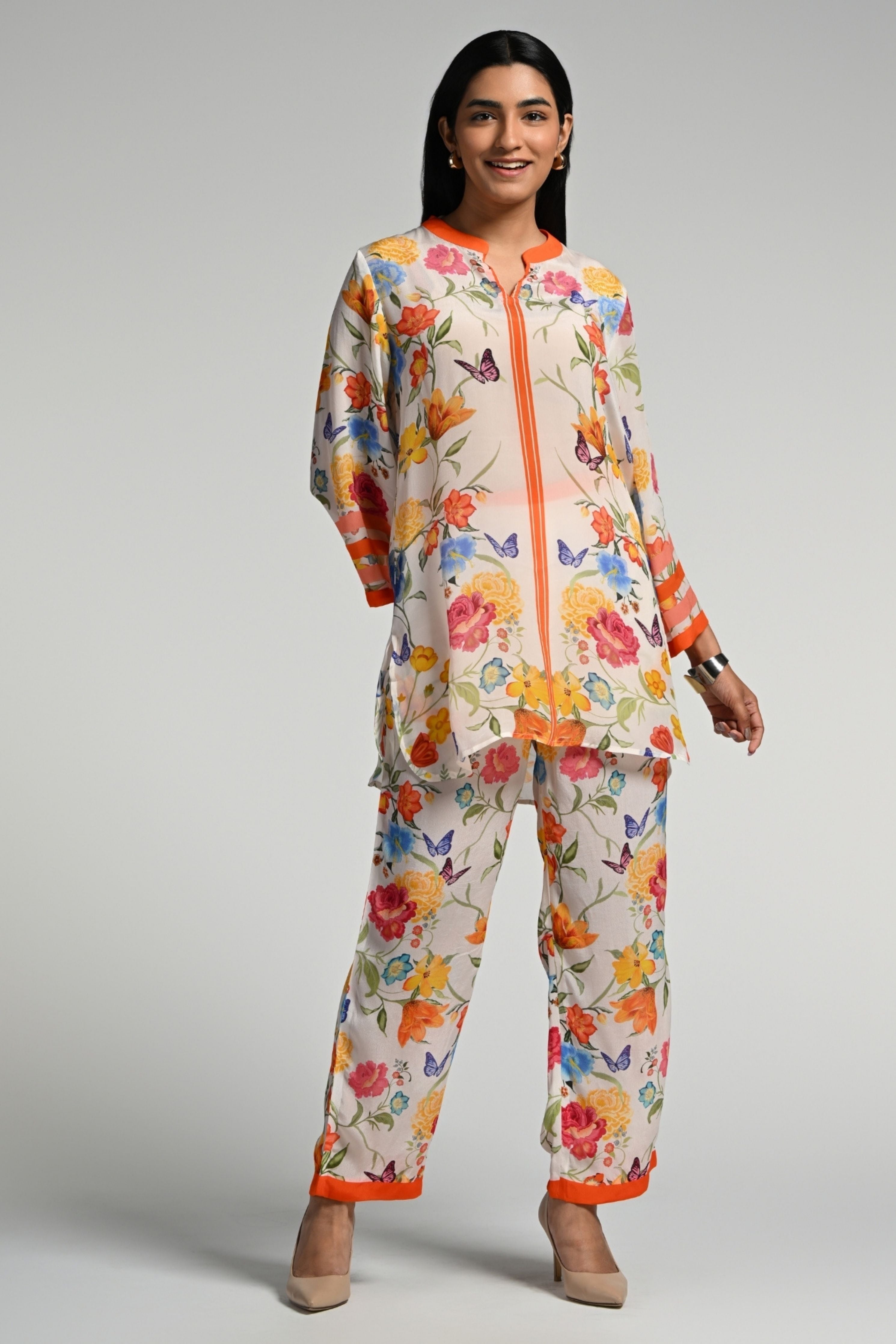 Papillion Garden  Co-ord Set