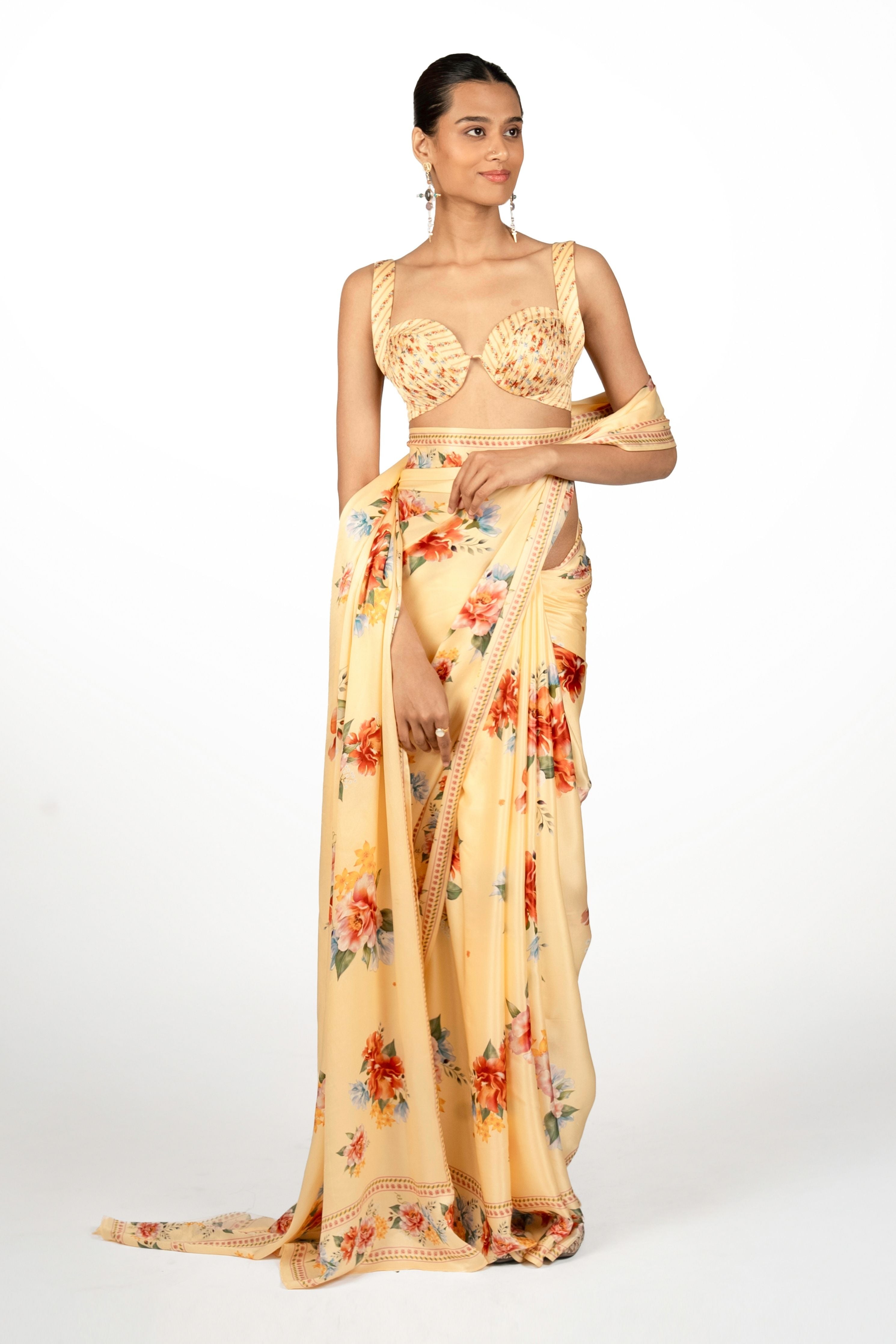 Zinnia Saree