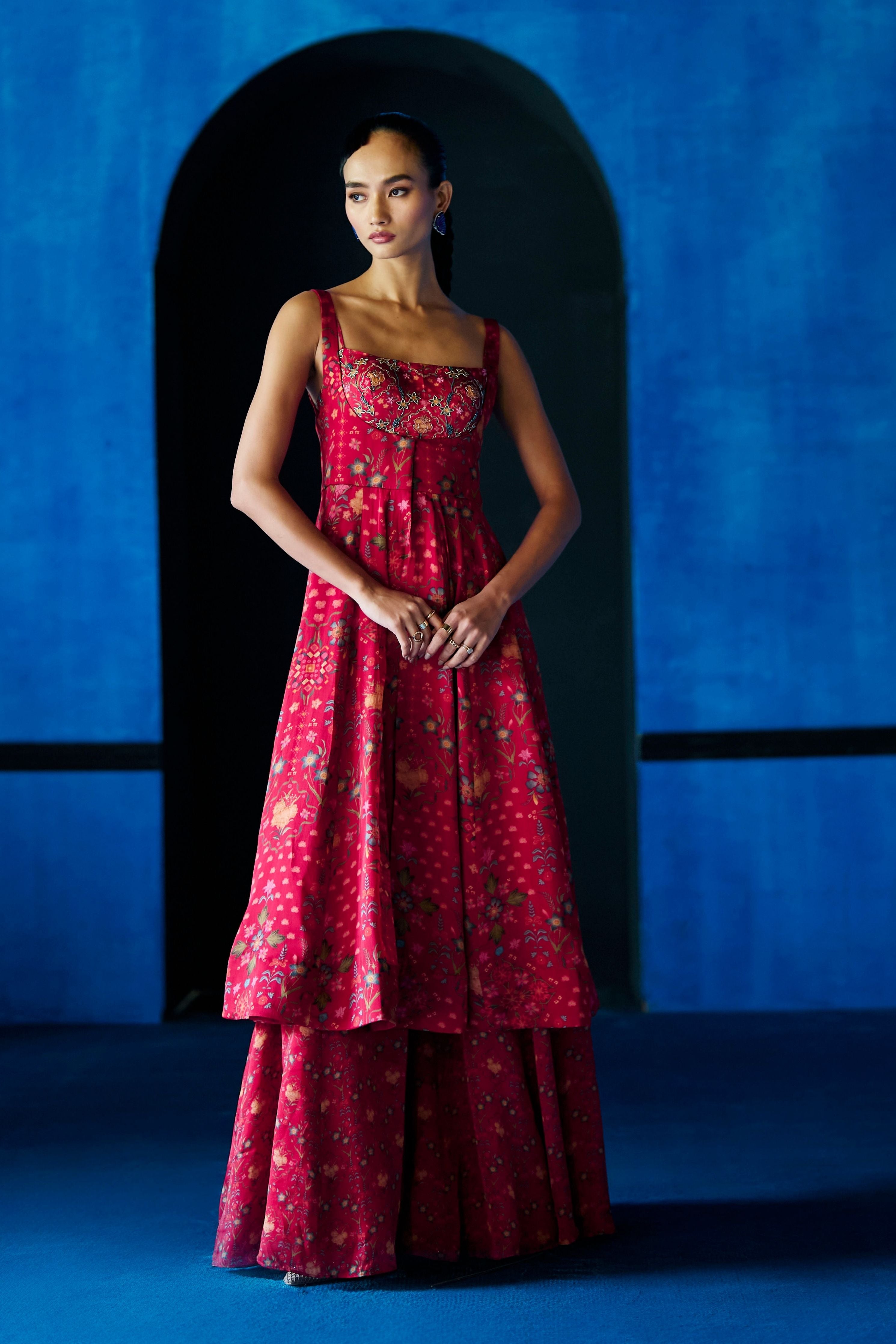 The Inner Circle Anarkali Sharara Set