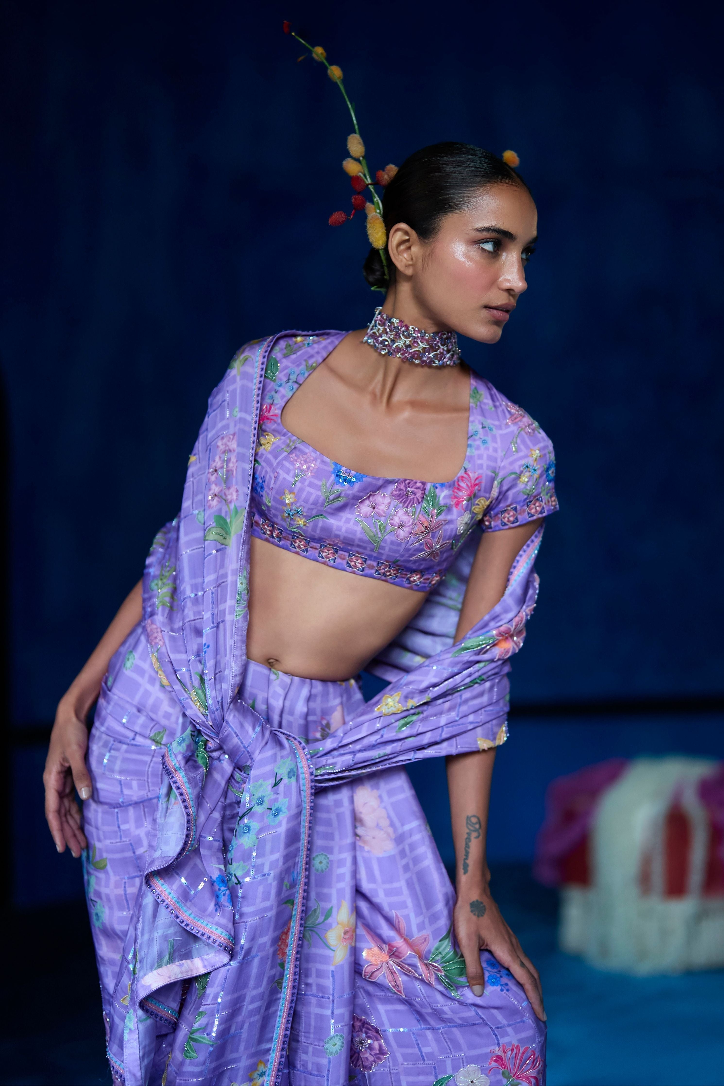 Moonlight Affair Saree