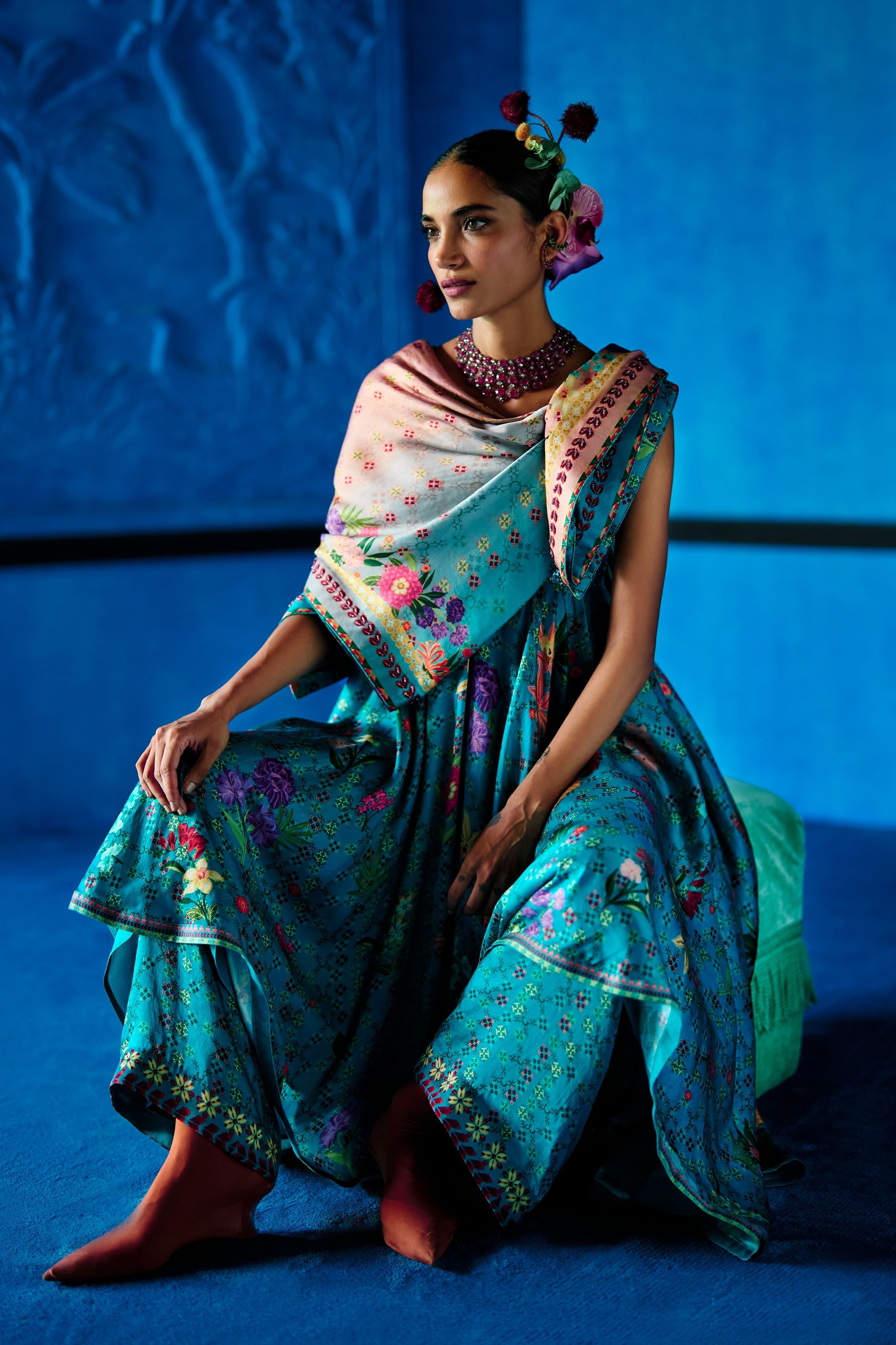 Minted Meadow Kurta Set