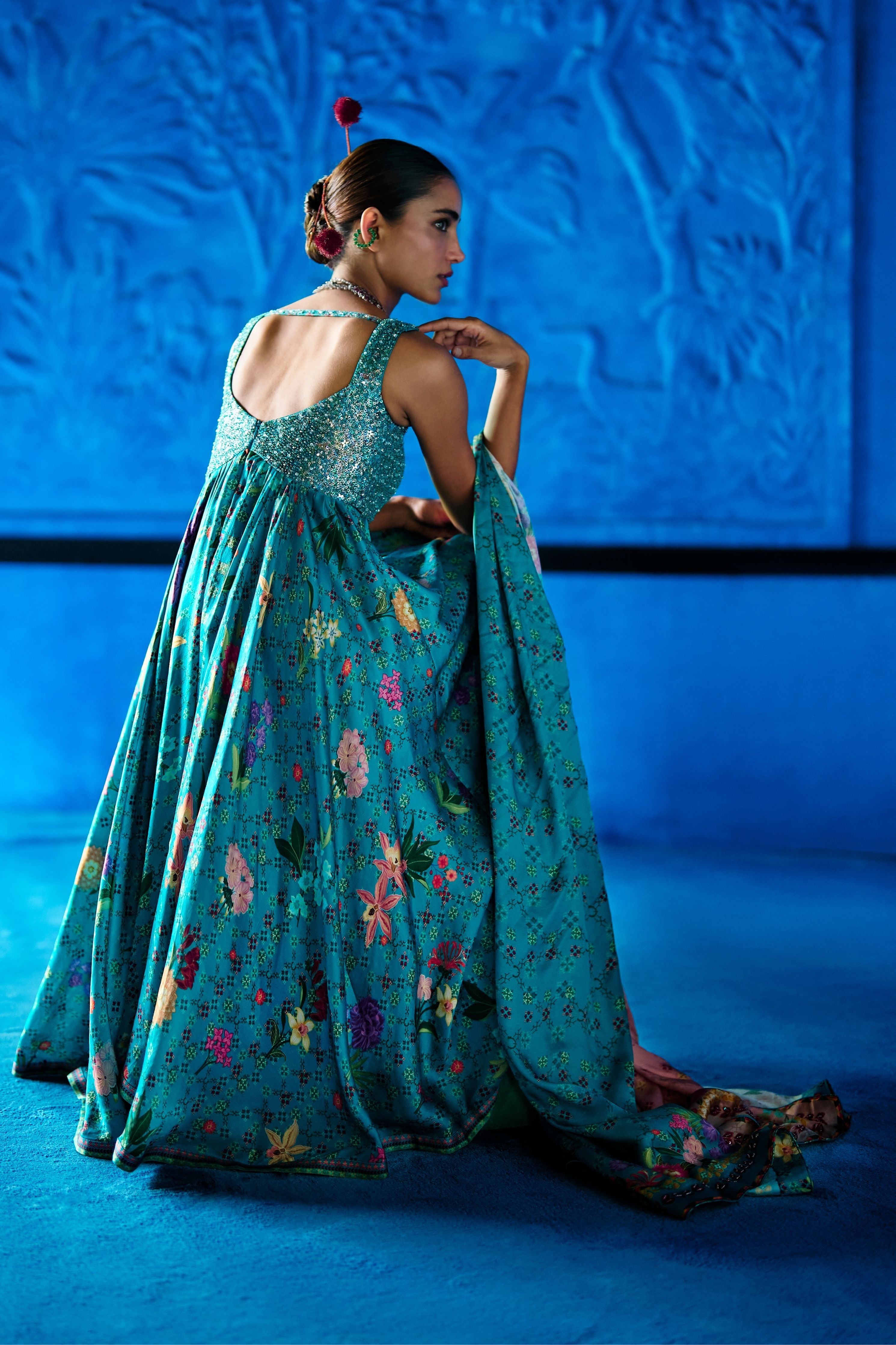 Minted Meadow Kurta Set