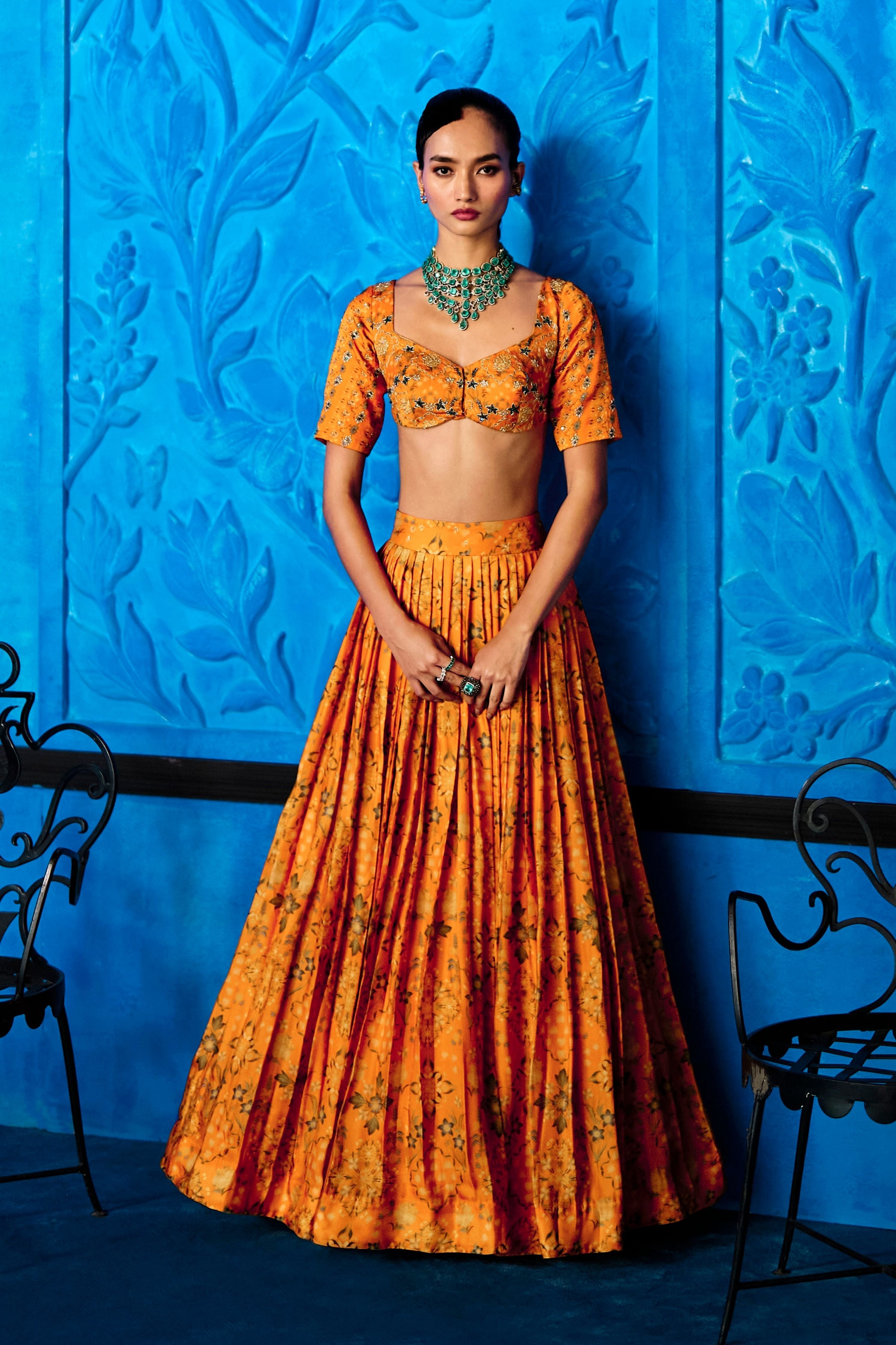 Marigold Muse Lehenga Set