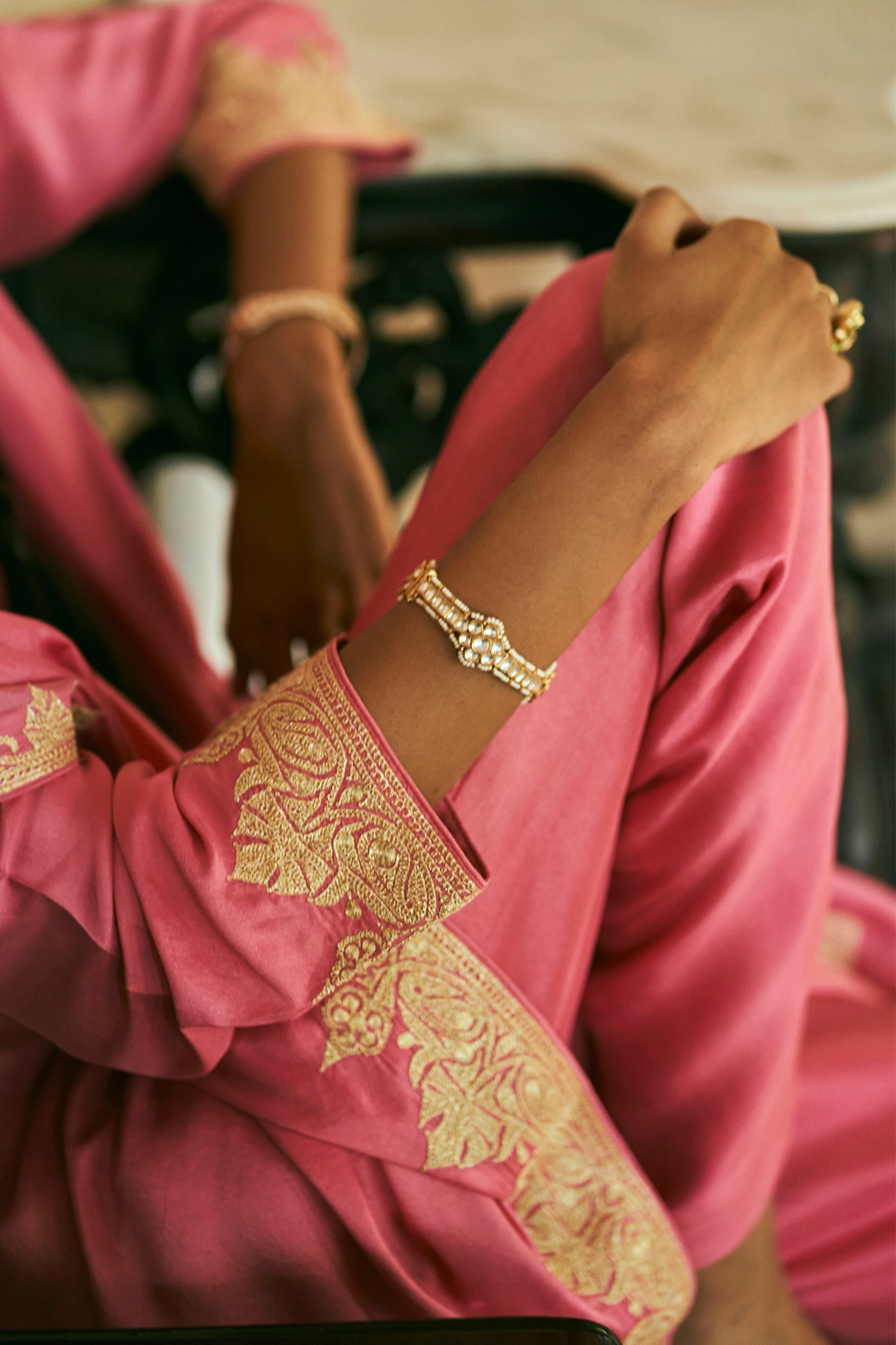 ‘Nitara’ Candy pink Kurta set