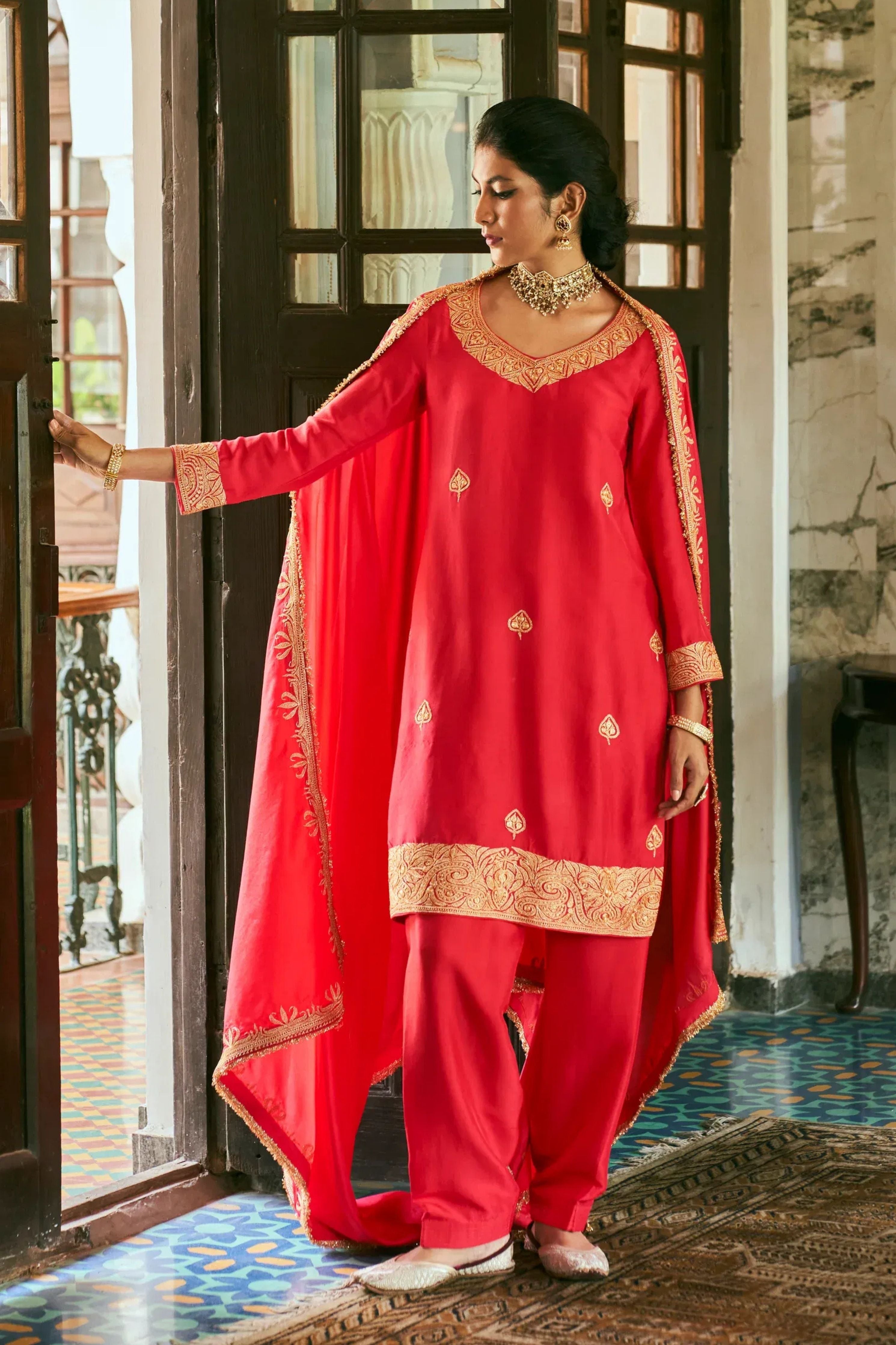 Rewa Red Kurta set