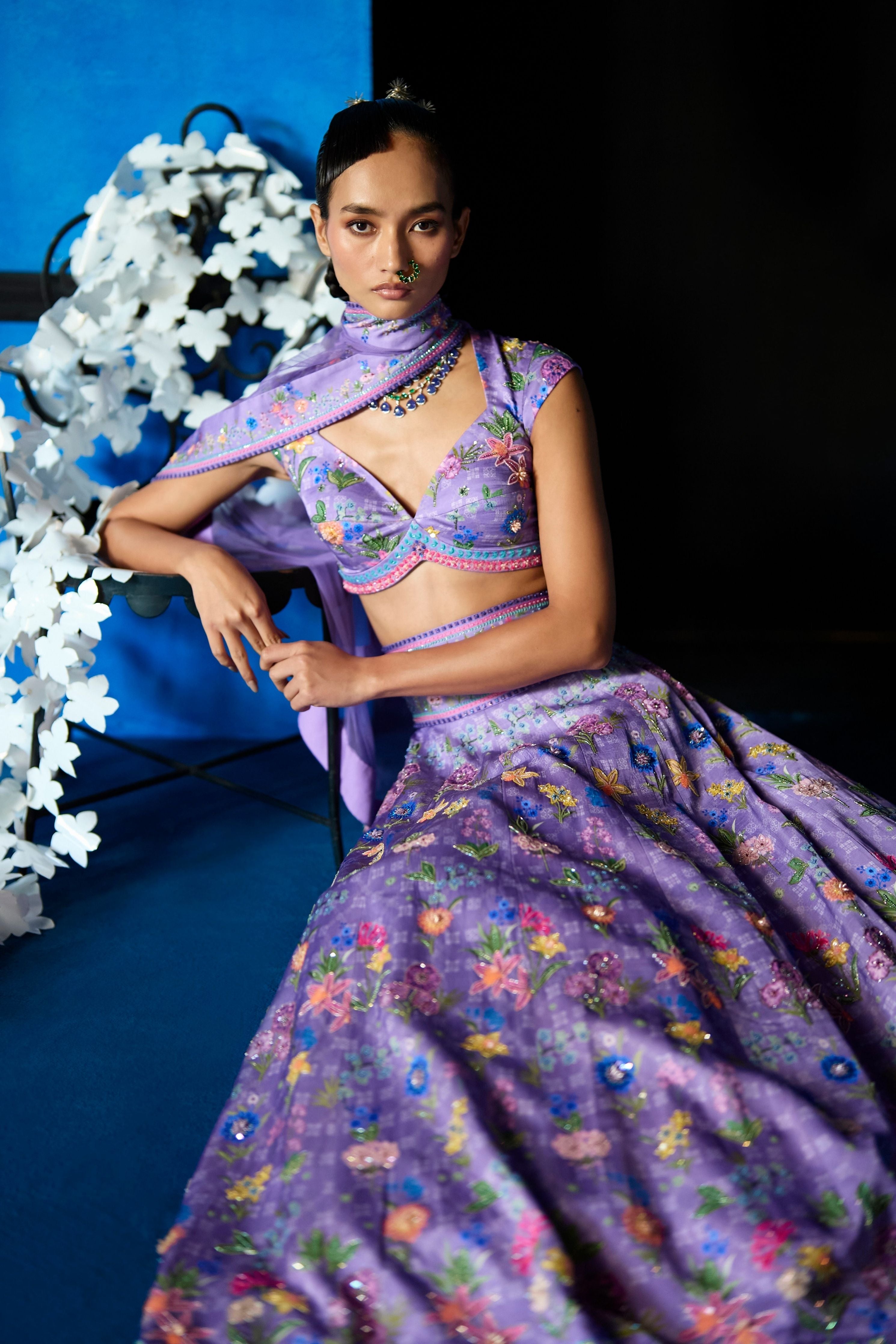 Twilight Bloom Lehenga Set