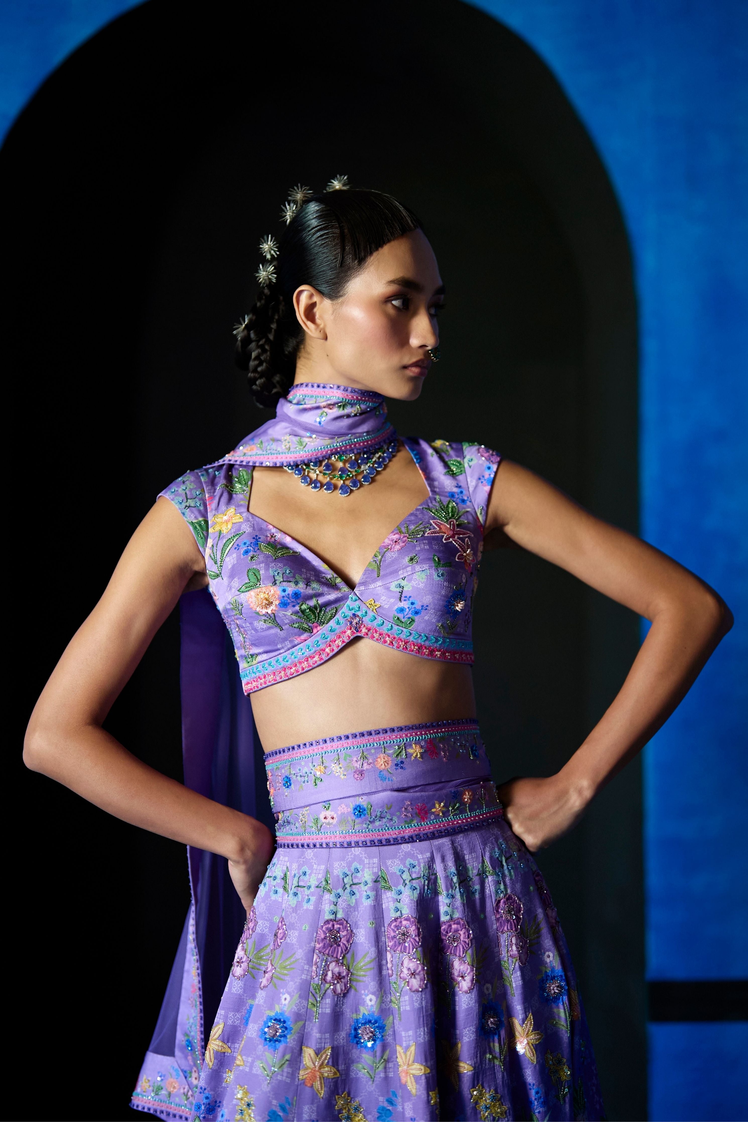 Twilight Bloom Lehenga Set