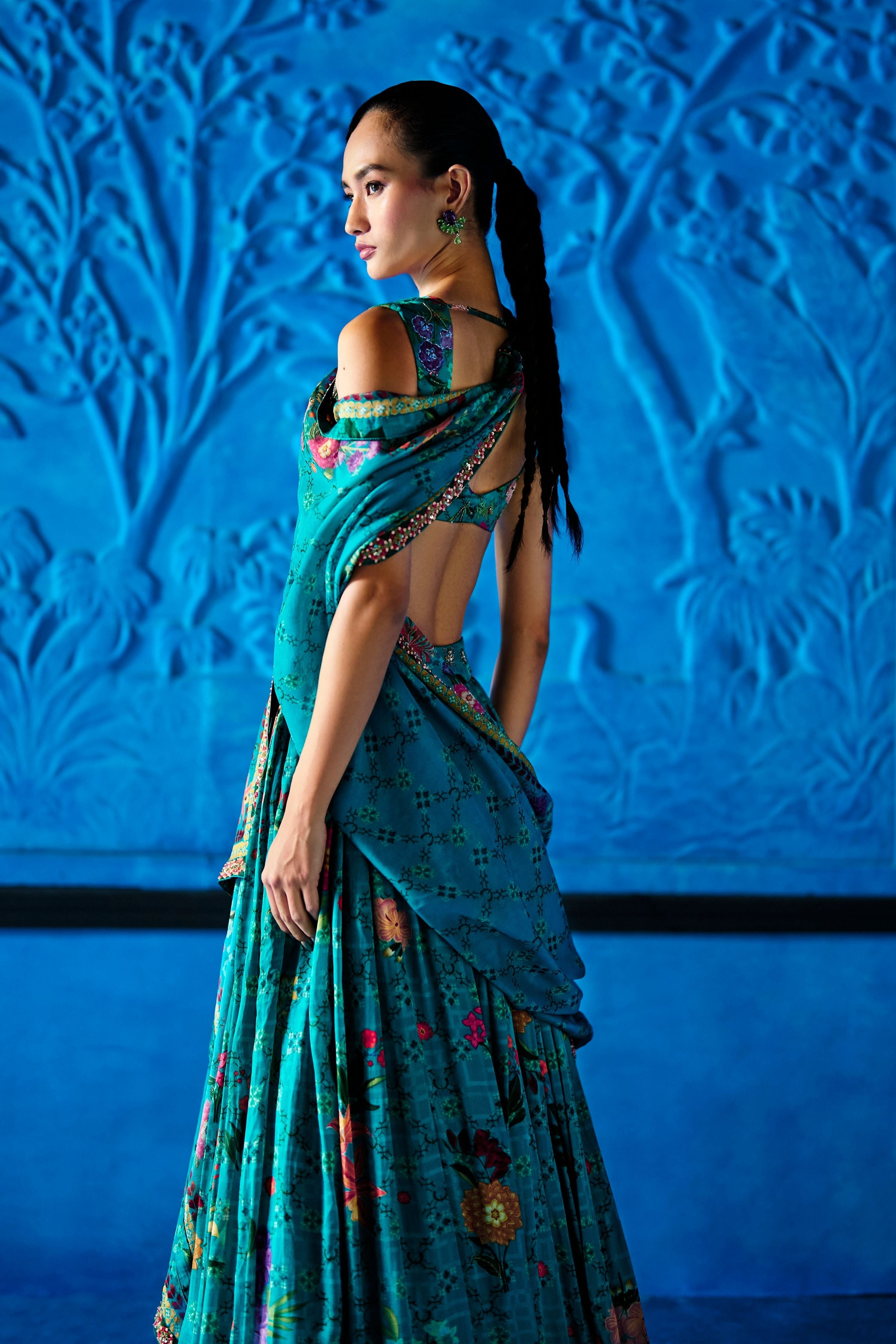 Teal Temptation Lehenga Set