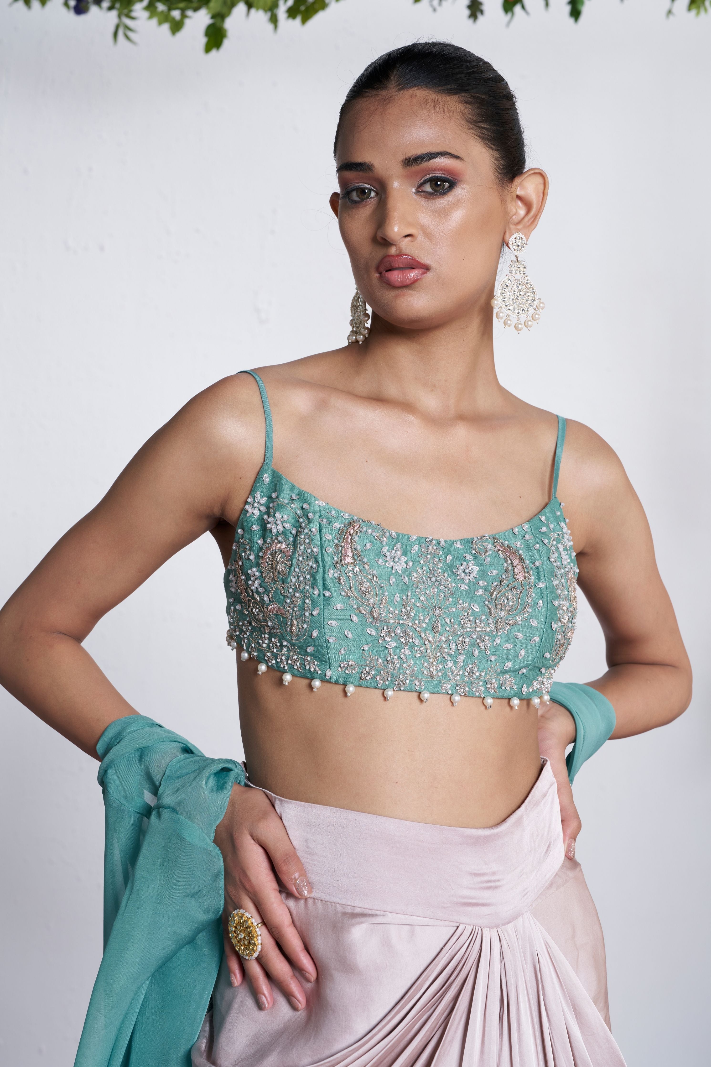 The Pearl Dance Cape Set