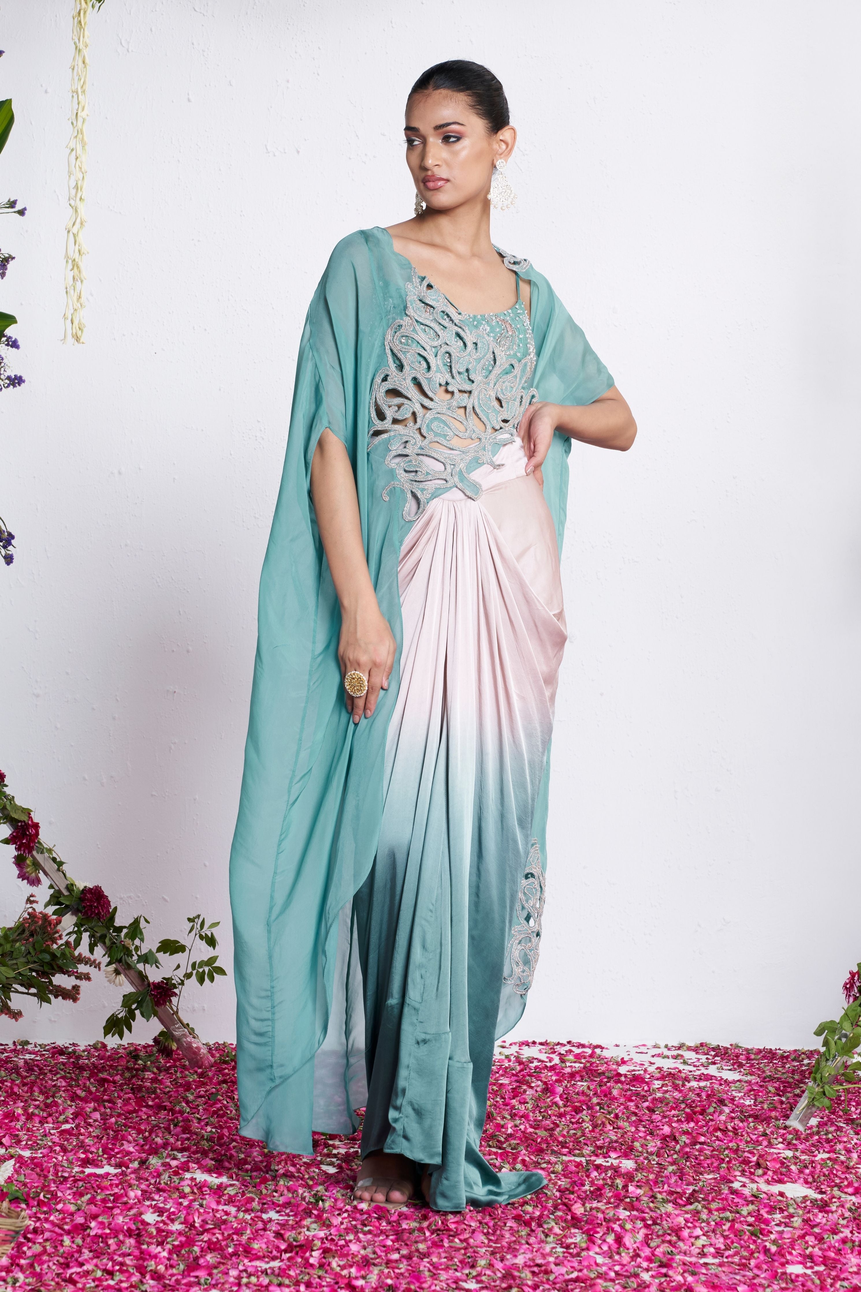 The Pearl Dance Cape Set