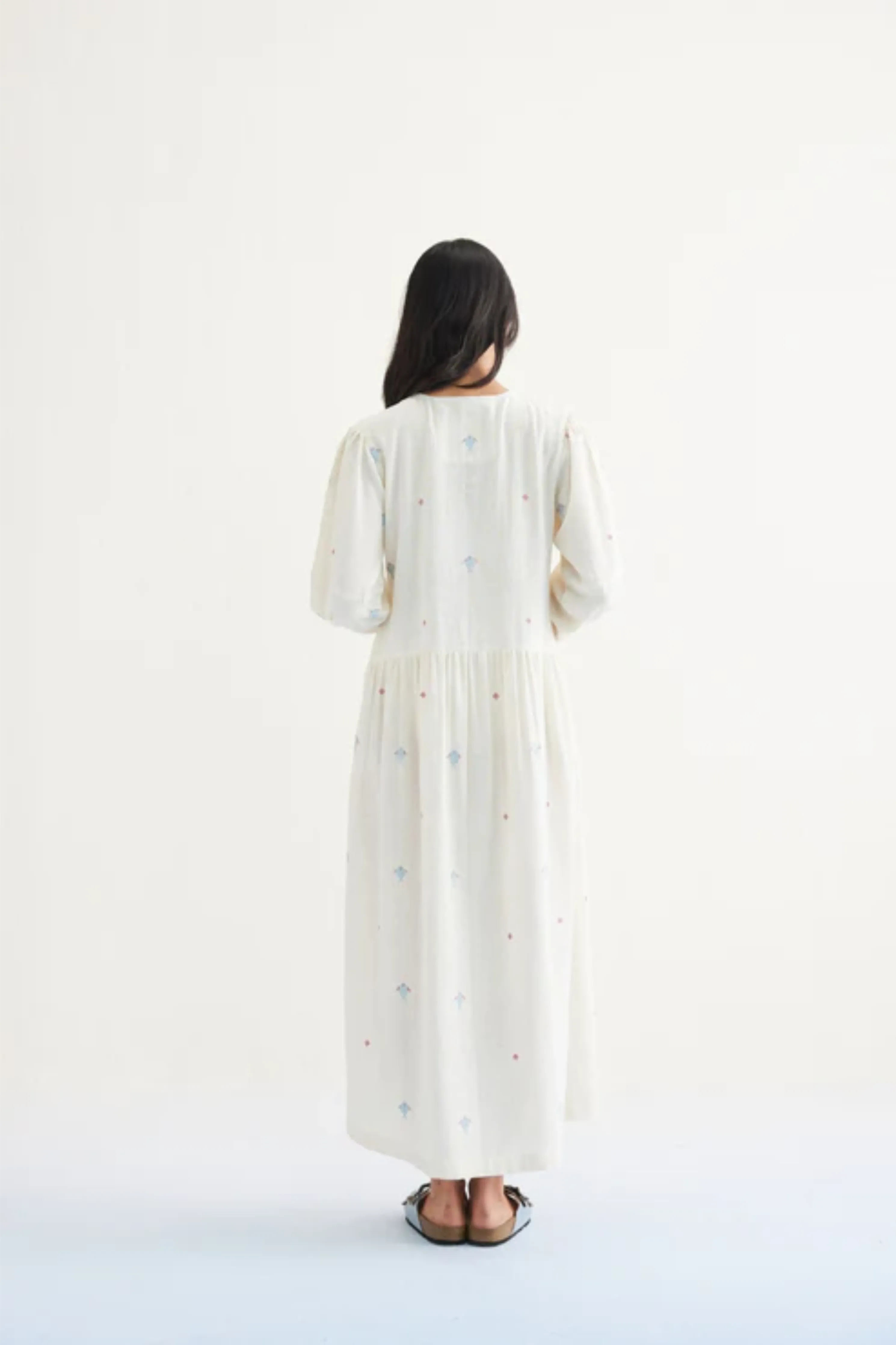 The Shoal Handwoven Kala Cotton Maxi Dress