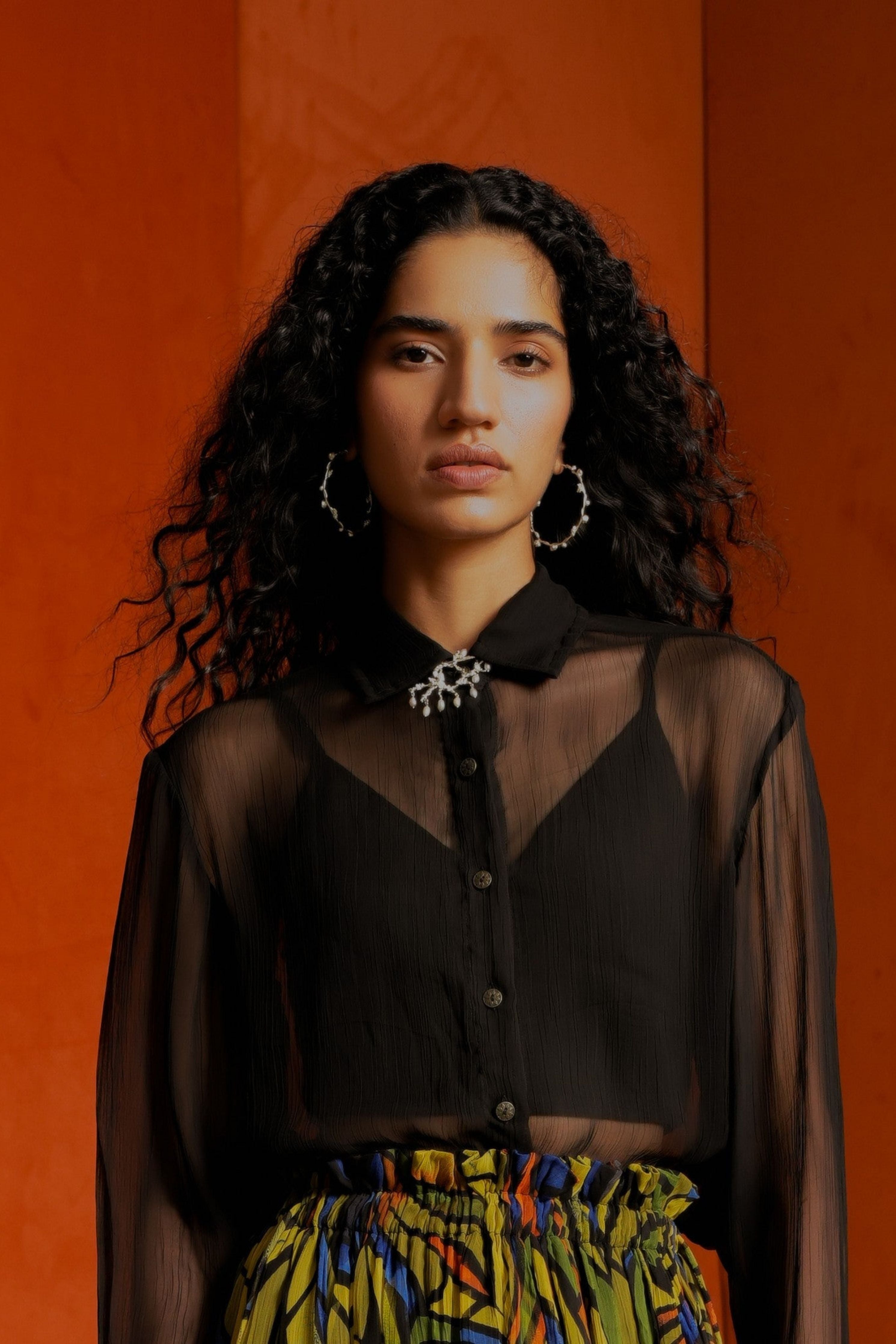 Untamed Pearl Drops Chandelier Pendant Silver