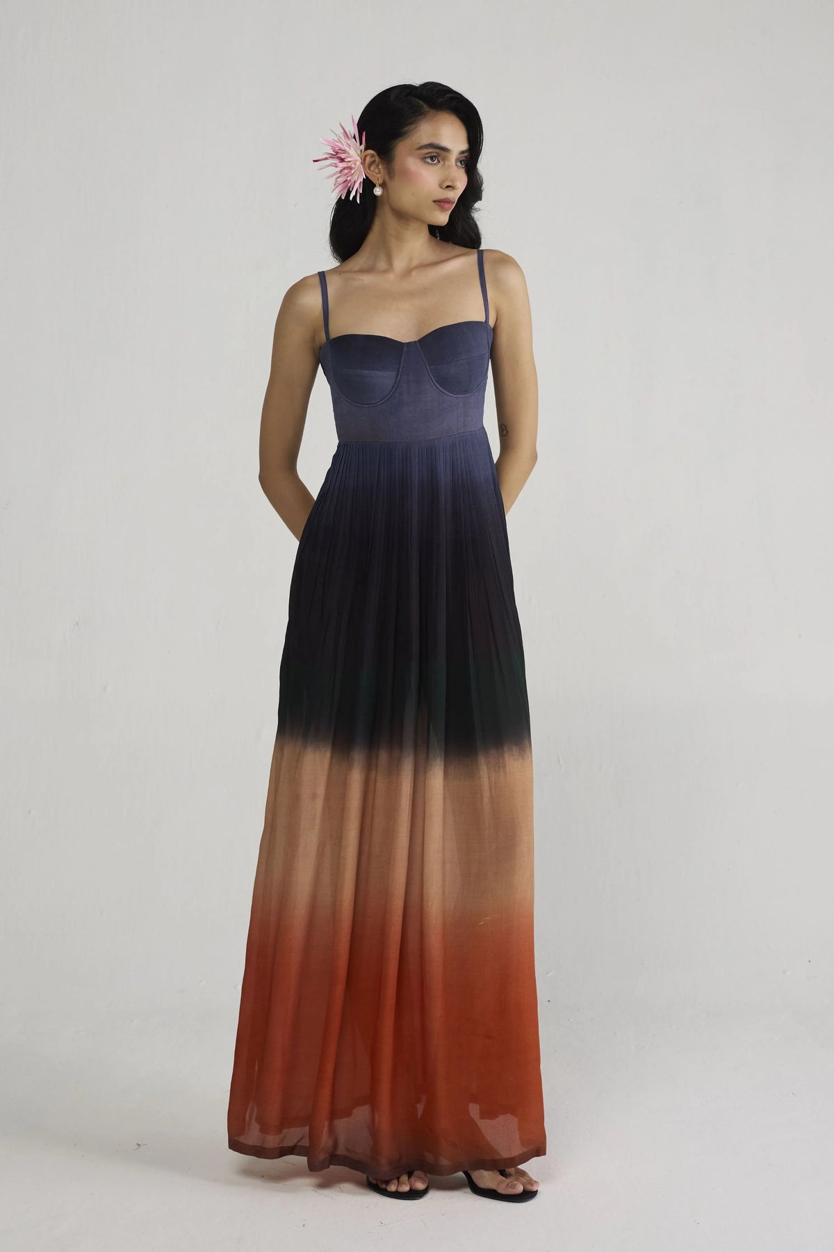 Ume Crepe Bralette Dress