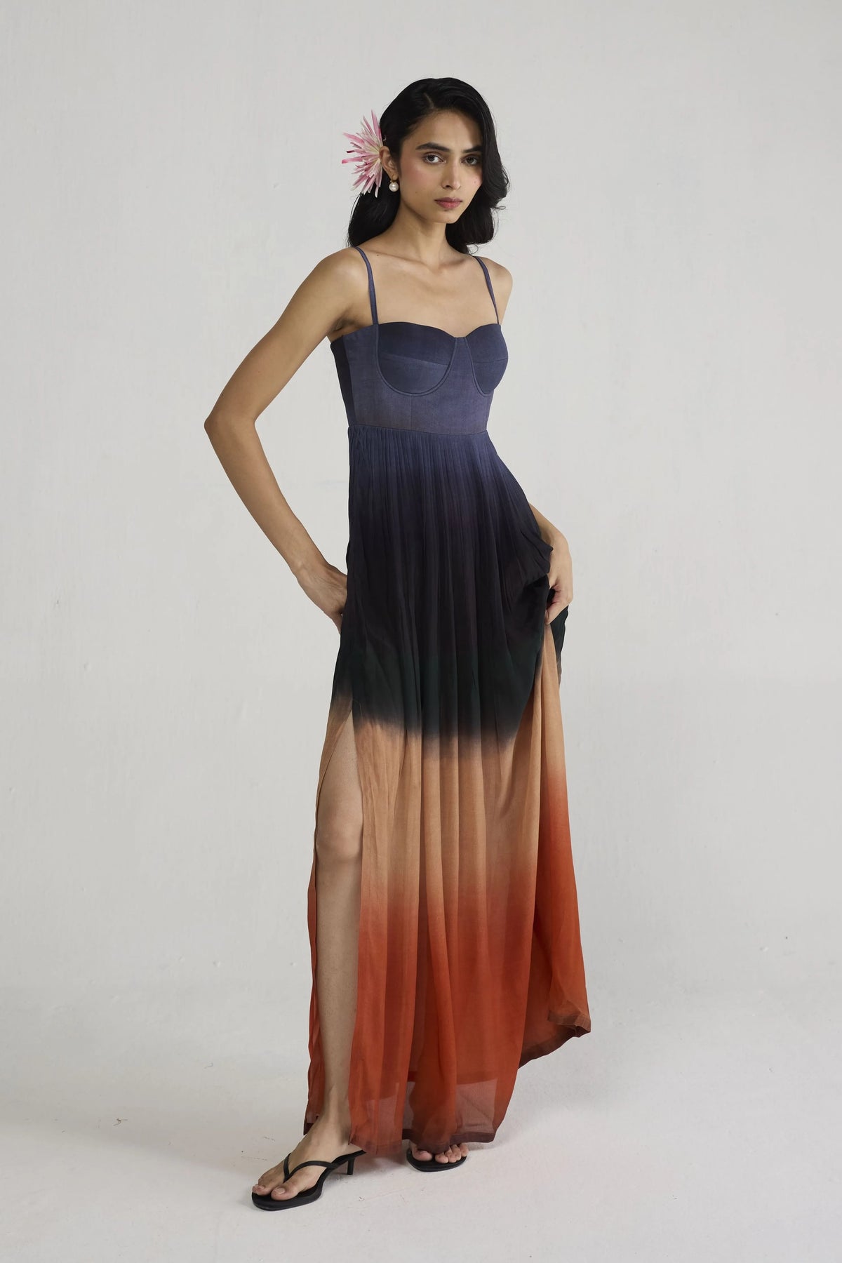 Ume Crepe Bralette Dress