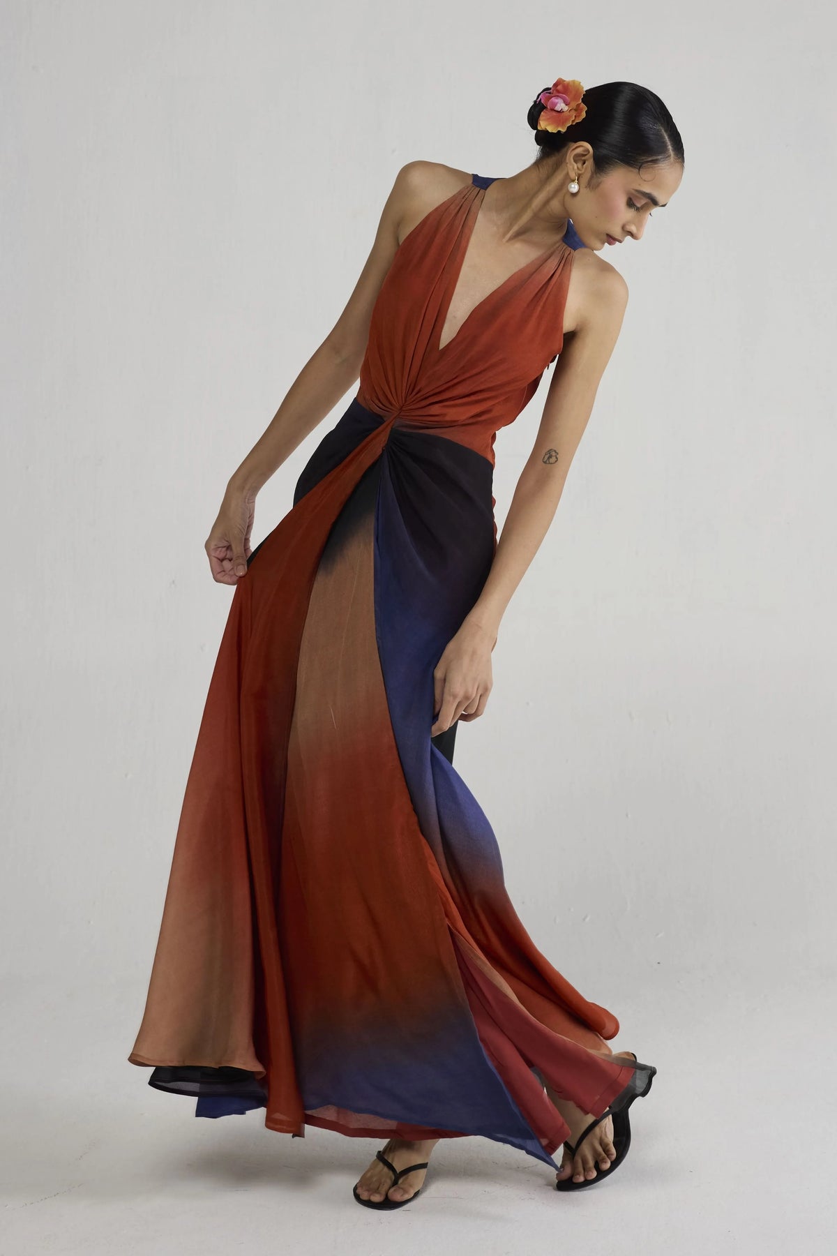 Ume Front Knot Dress