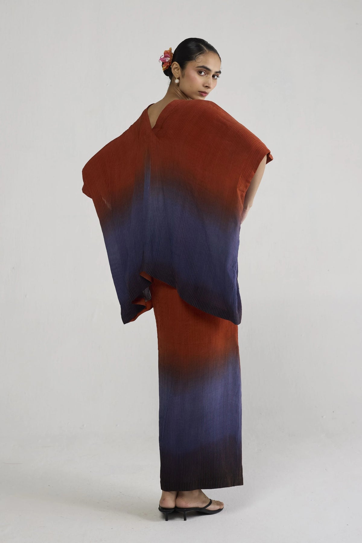 Ume Pintucks Waterfall Top