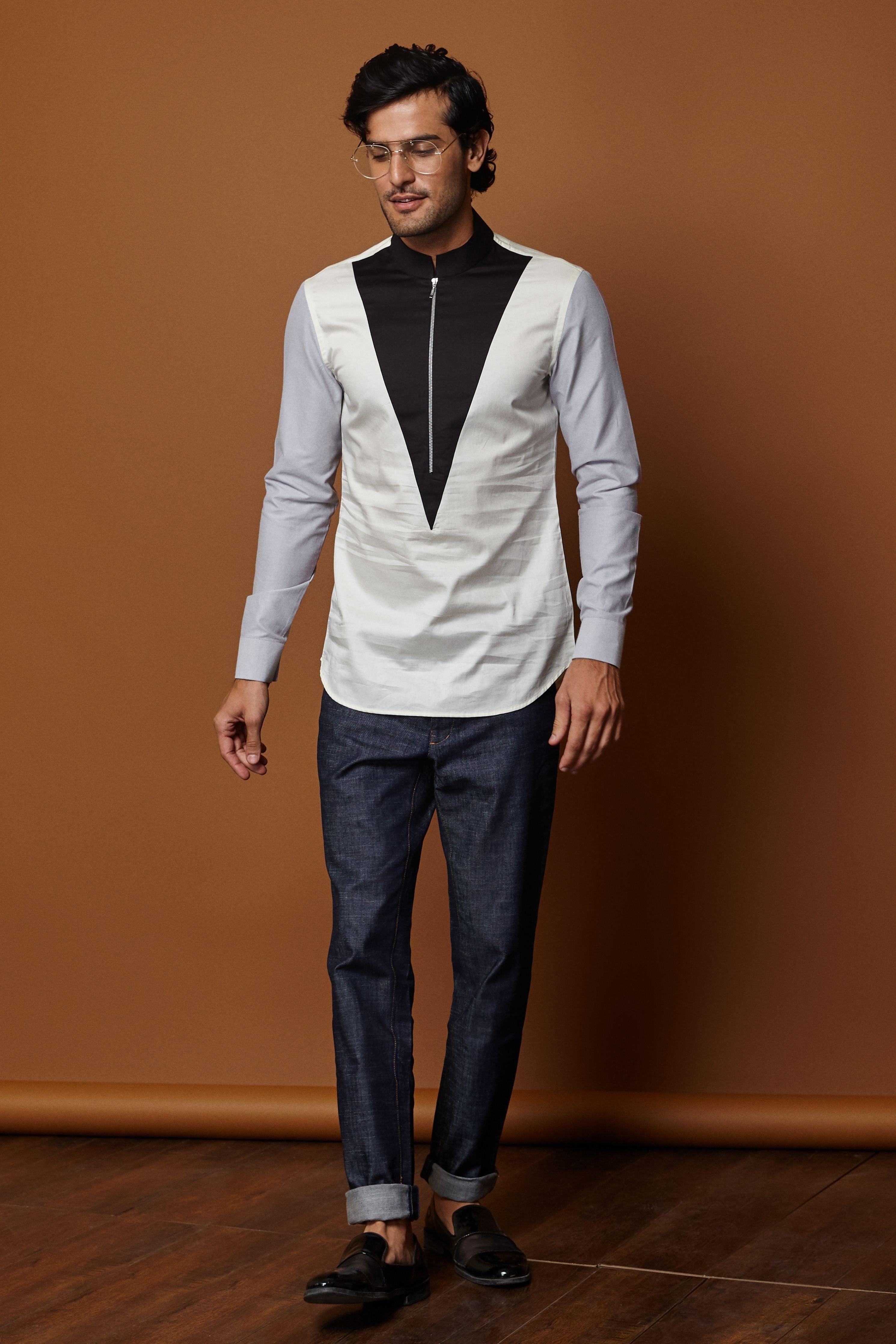 V-Zipper Shirt