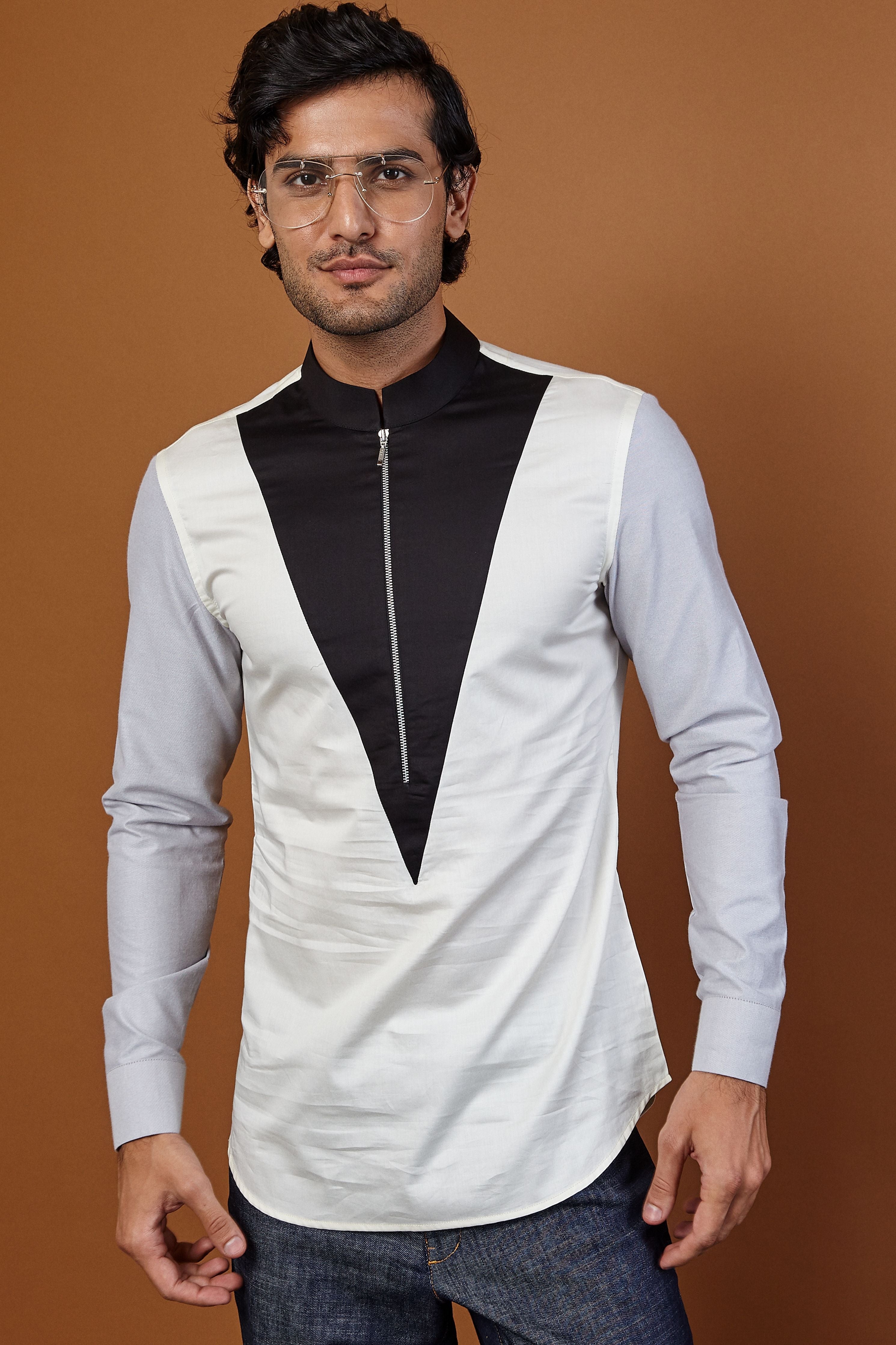 V-Zipper Shirt