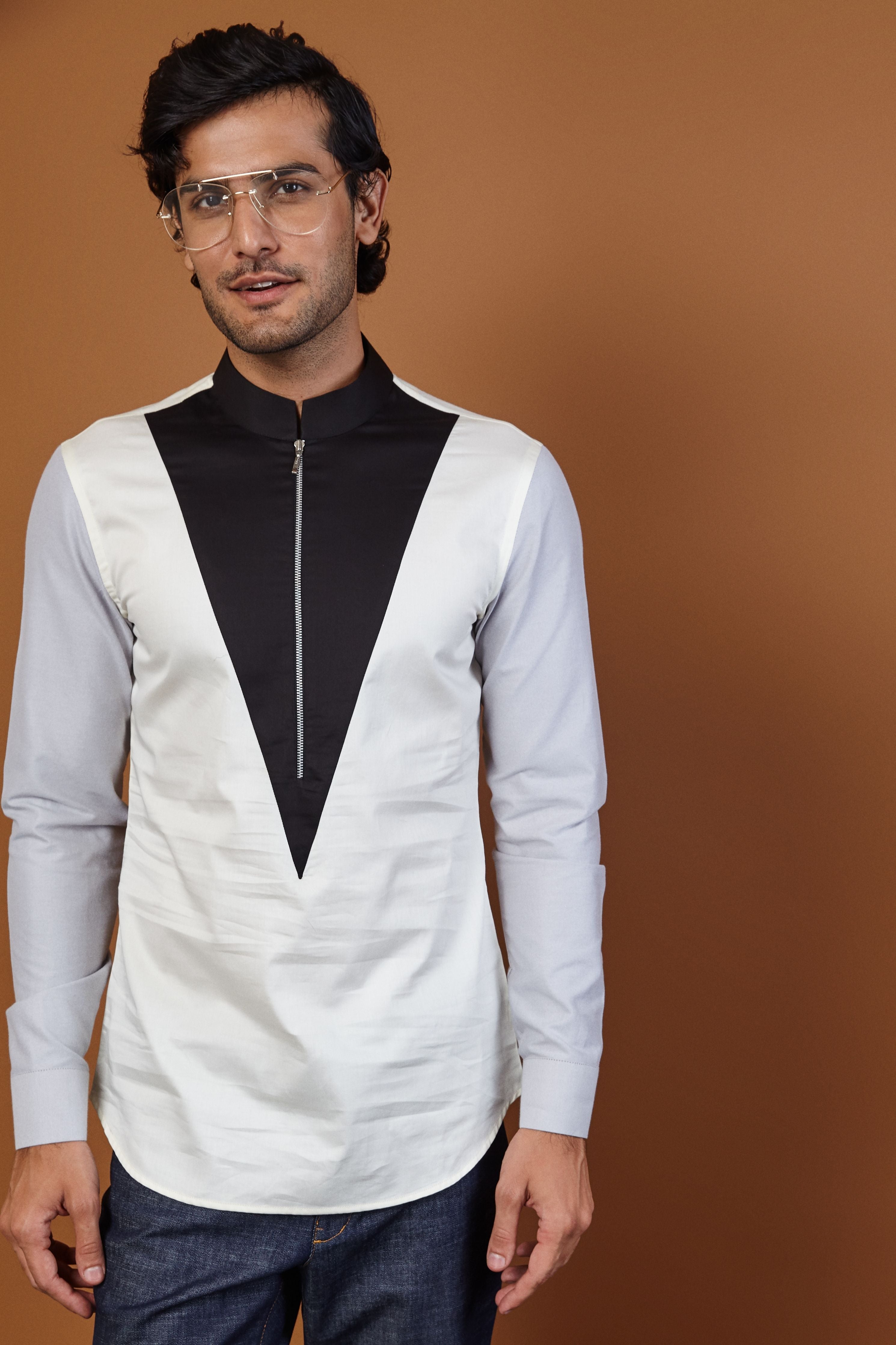 V-Zipper Shirt