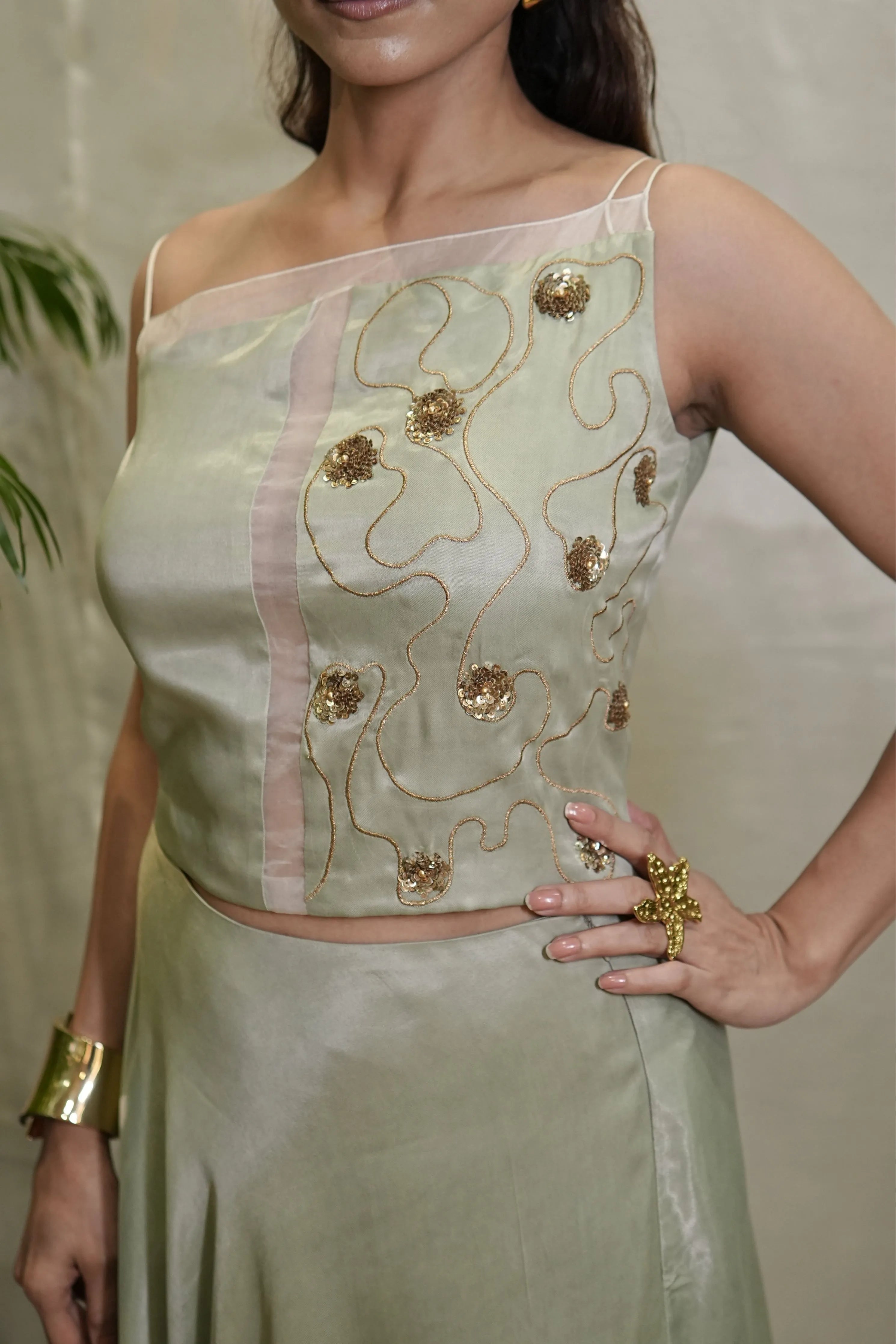 Sage Whisper Top