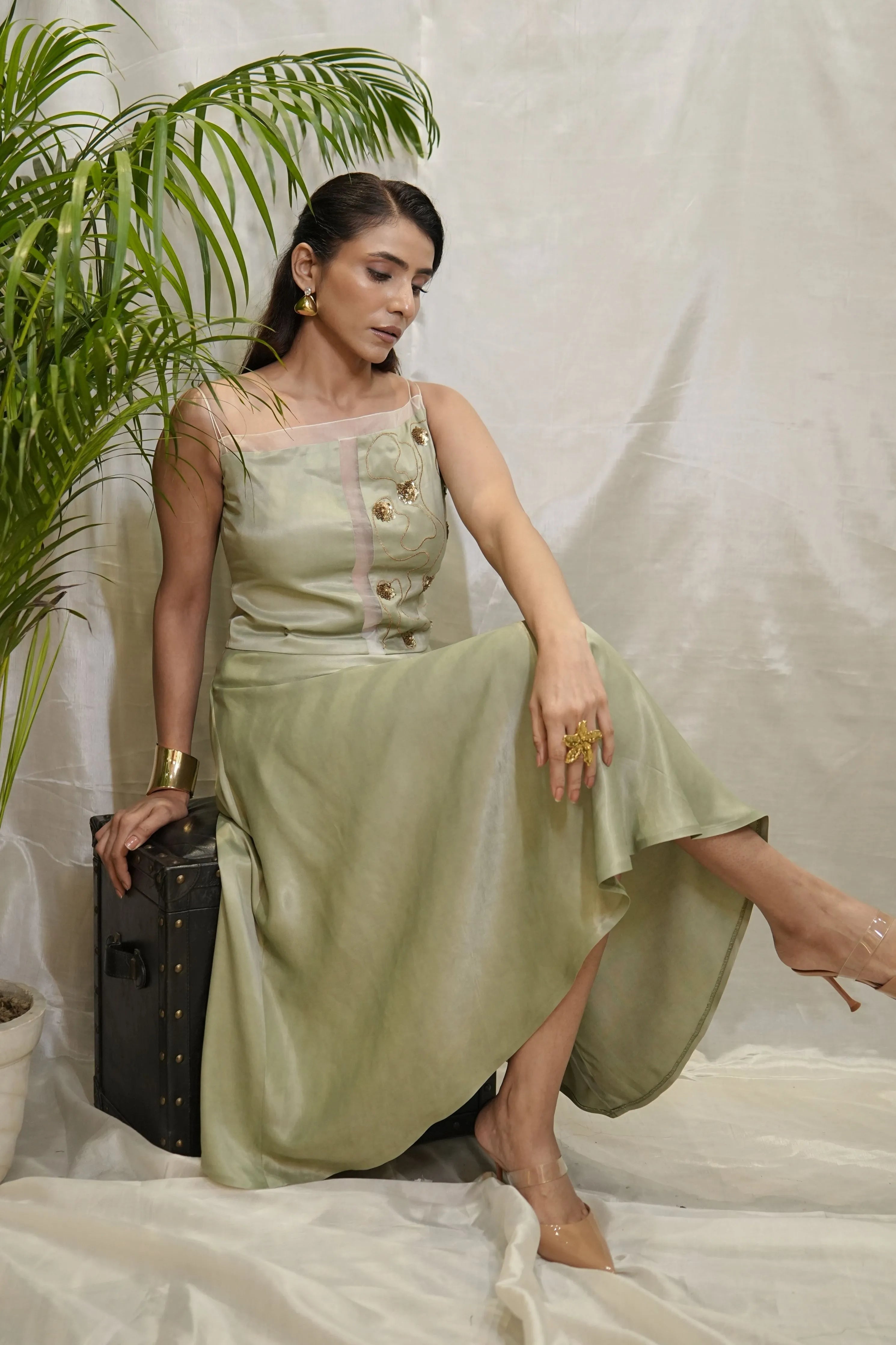 Sage Whisper Skirt