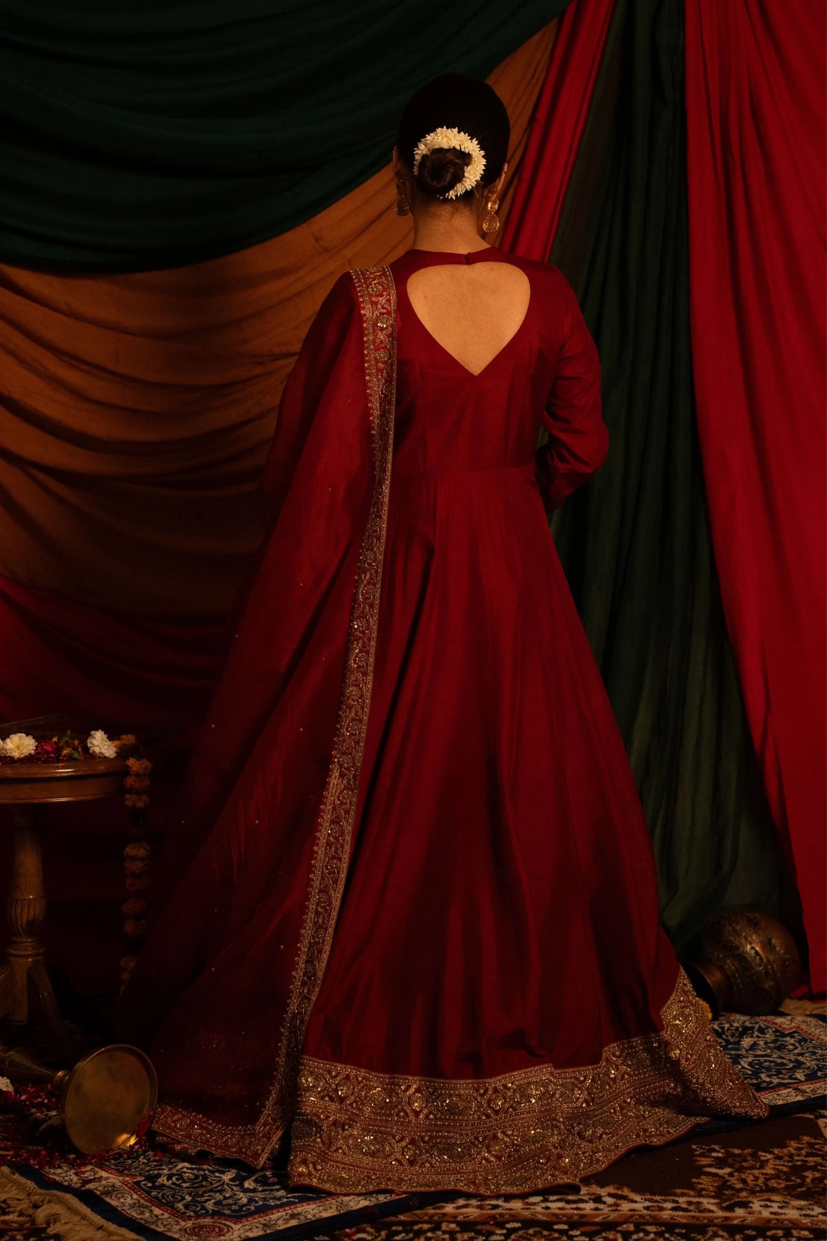 Surkhi Anarkali Set