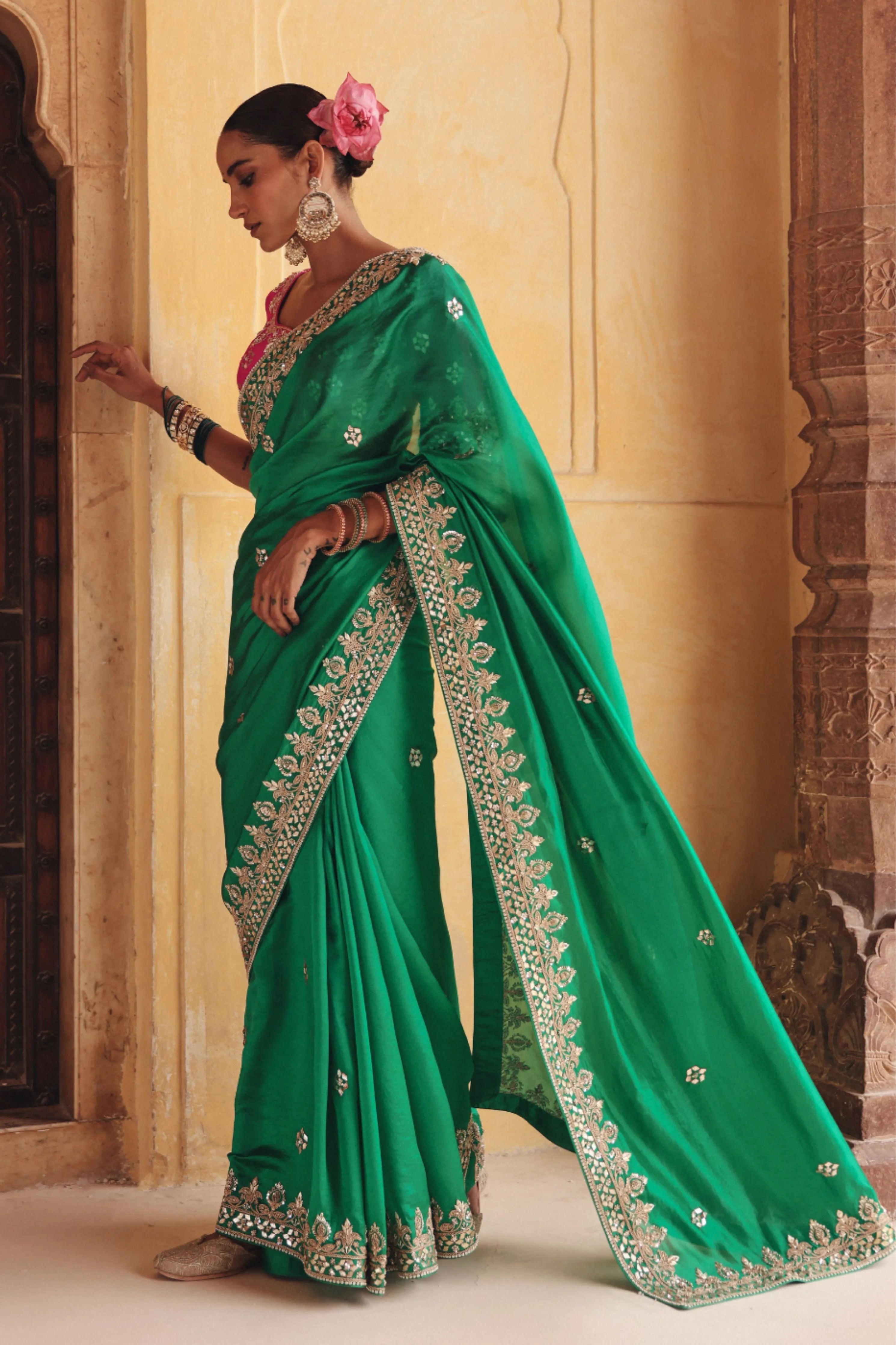 Hariyali Banni Saree