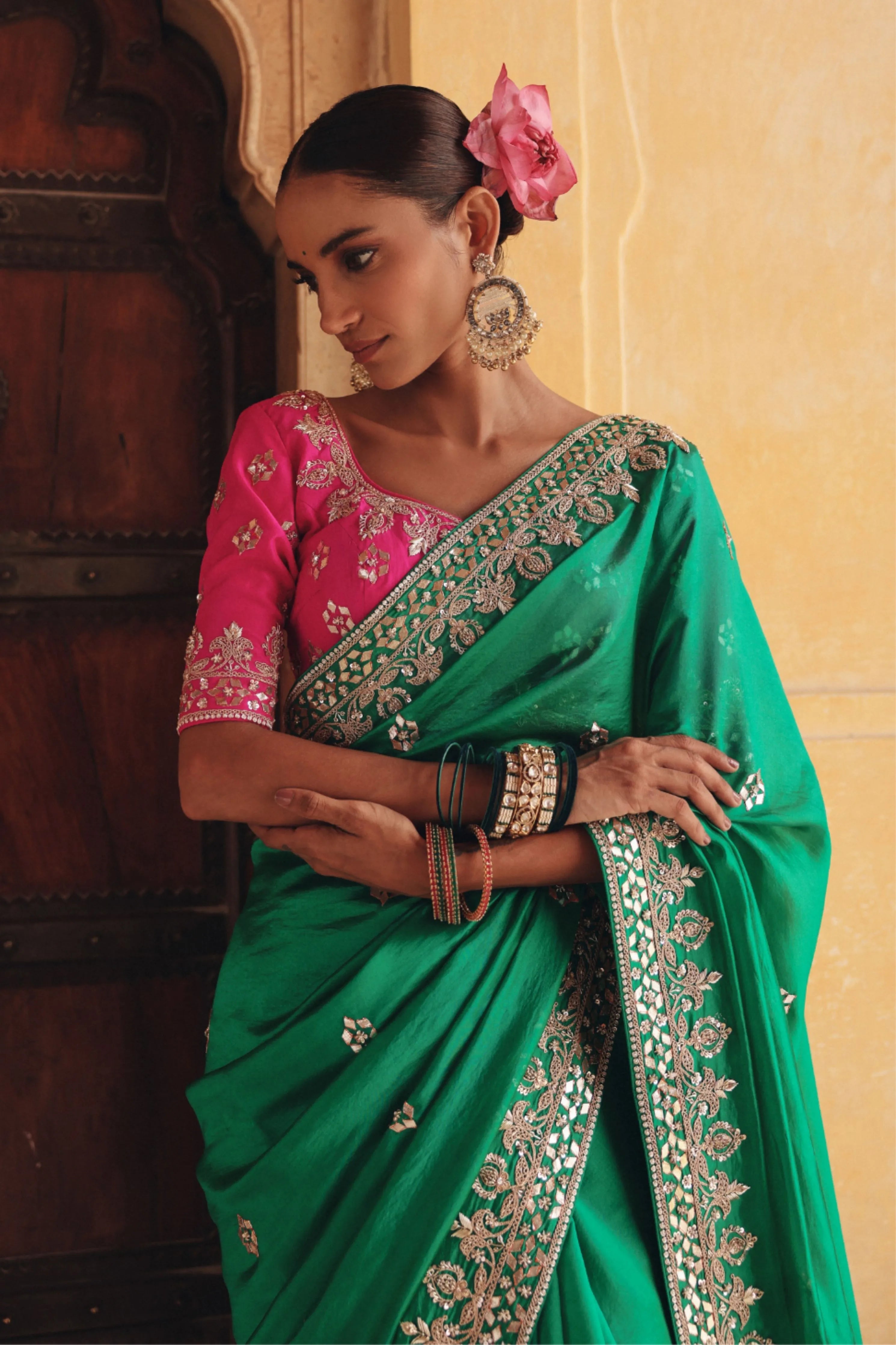Hariyali Banni Saree
