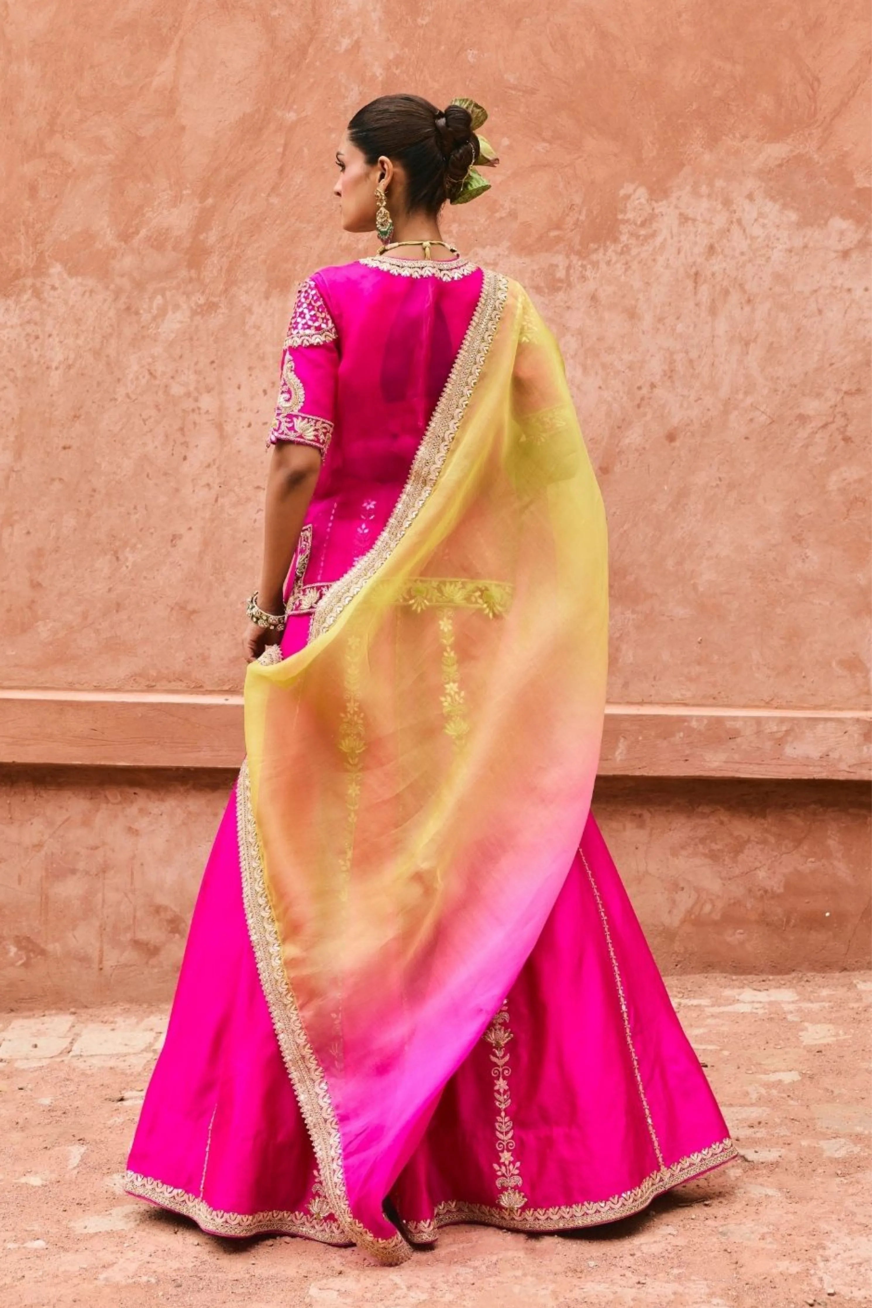 Gulara Rajputi Lehenga Set